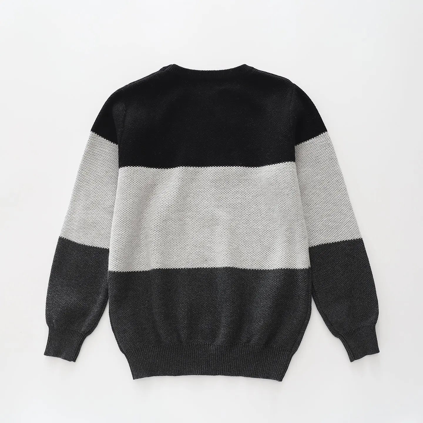 Colour Block Knit Jumper Ollies Place