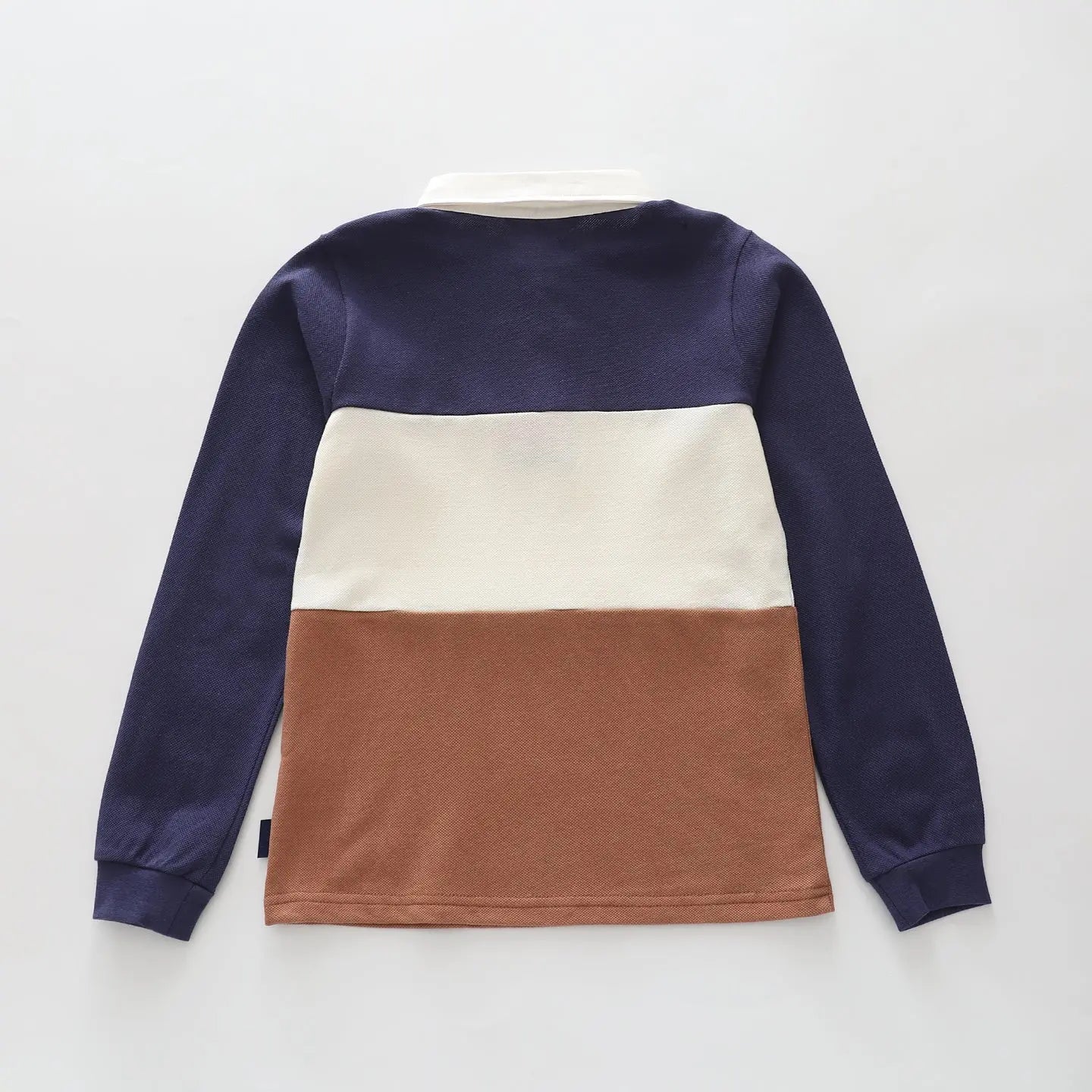 Colour Block Polo Top Ollies Place