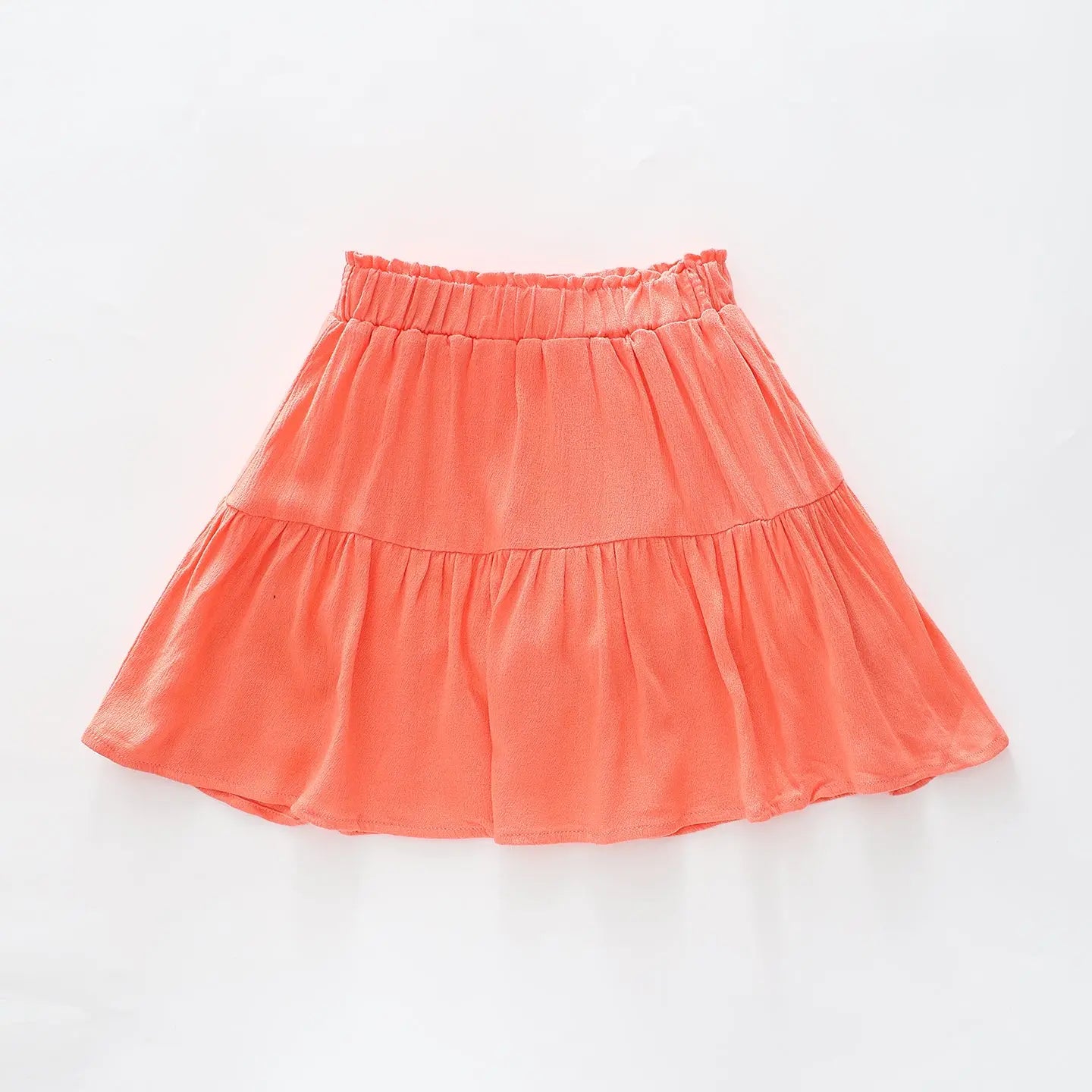 Coral Cheesecloth Skirt Ollies Place