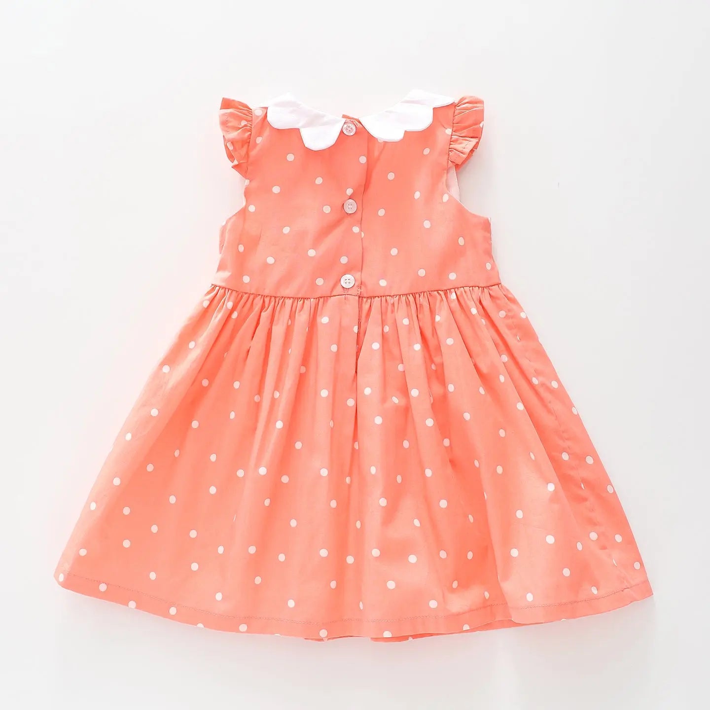 Coral Spot Baby Girl Dress Ollies Place
