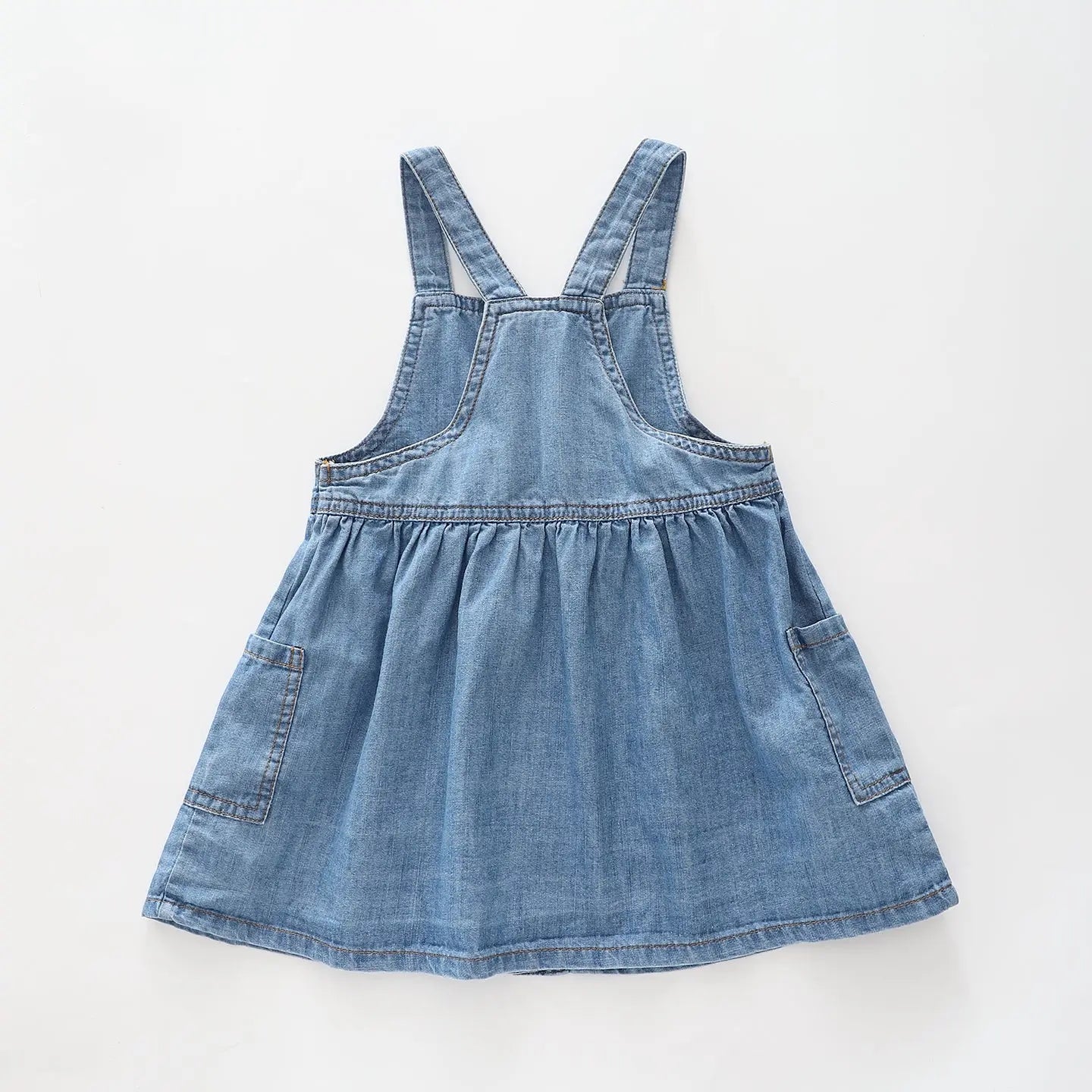 Denim Pinafore Dress Ollies Place