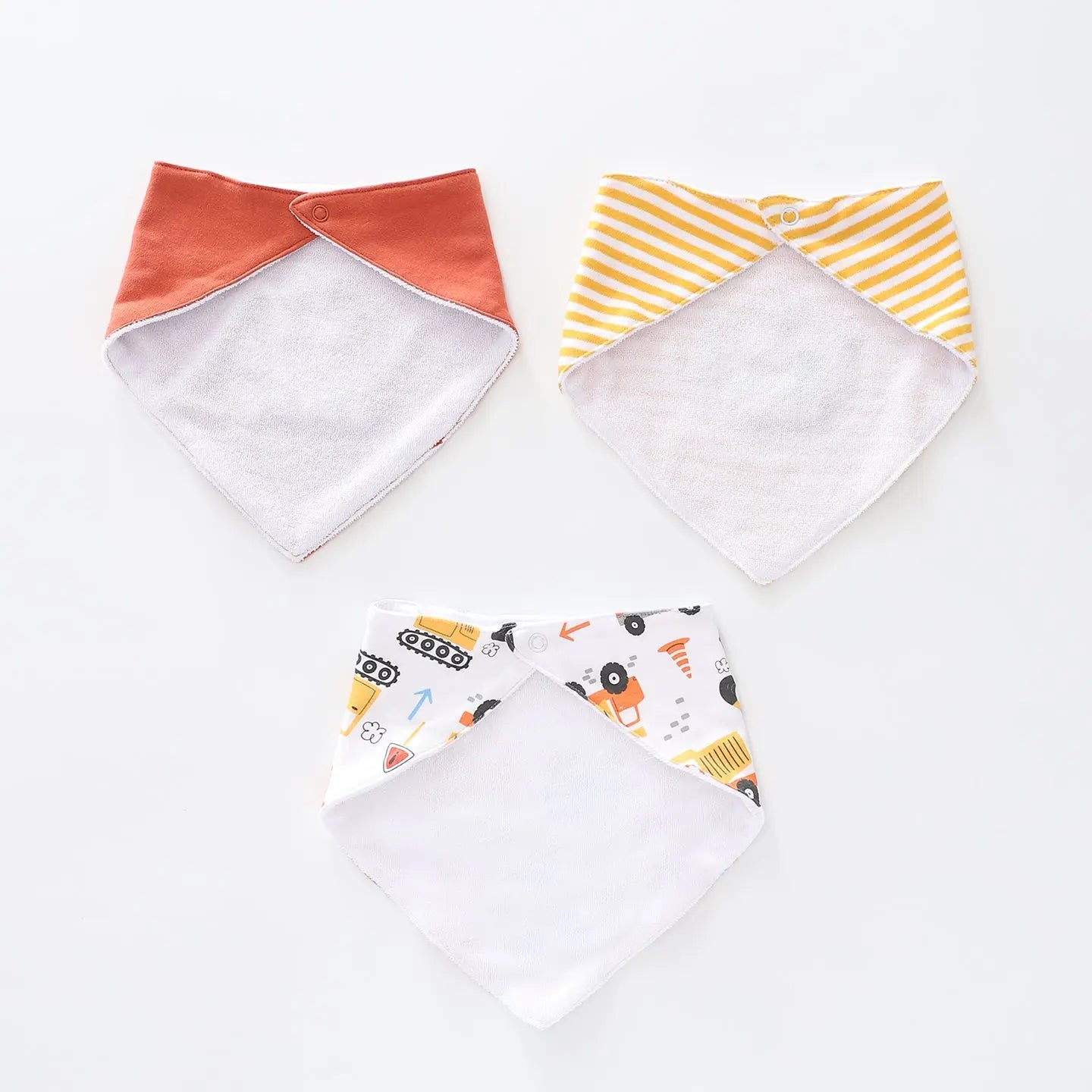 Digger Baby 3pc Bib Set Ollies Place