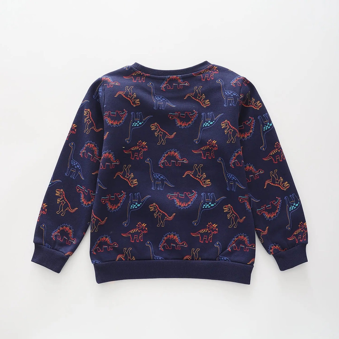 Dino Navy Sweat Top Ollies Place