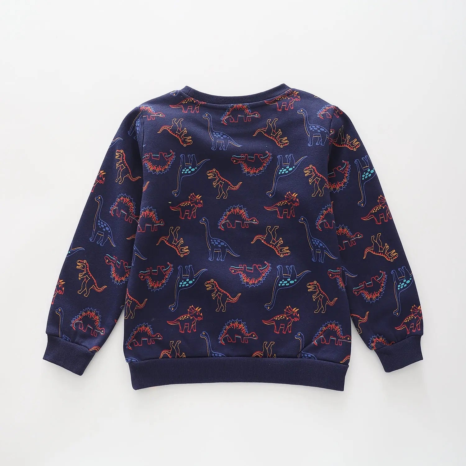 Dino Navy Sweat Top Ollies Place