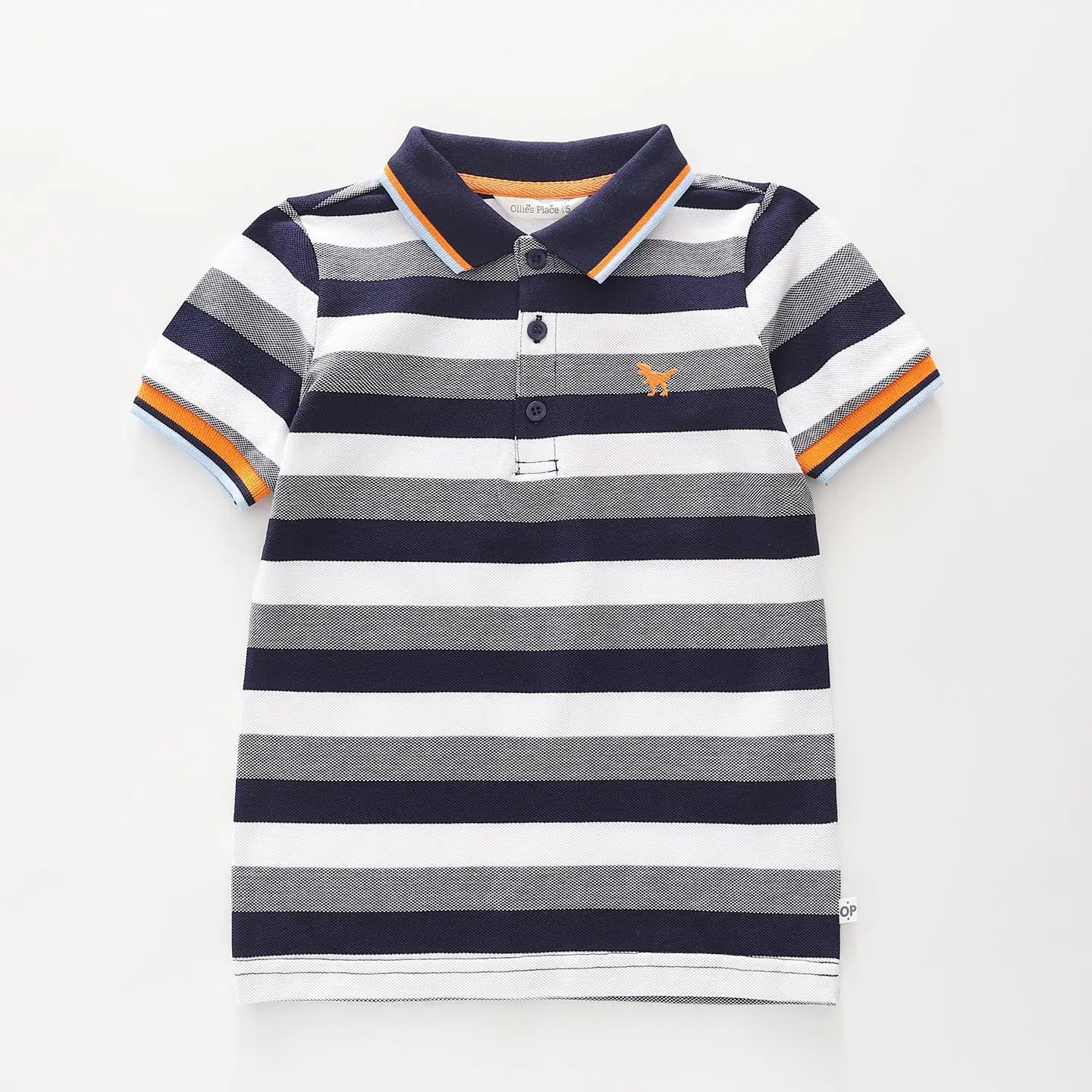Dino Striped Polo T-shirt Ollies Place