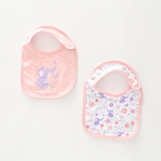 Ellie Elephant Bib Set Ollies Place