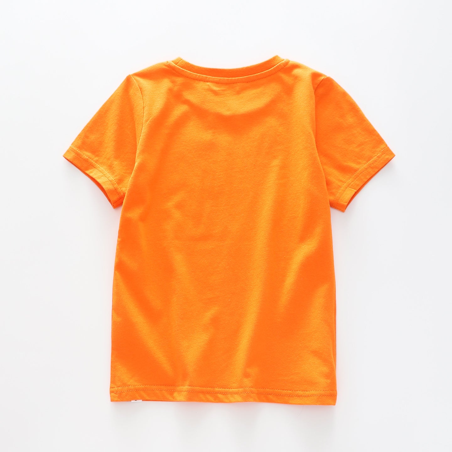 Orange Cotton Knit Tee