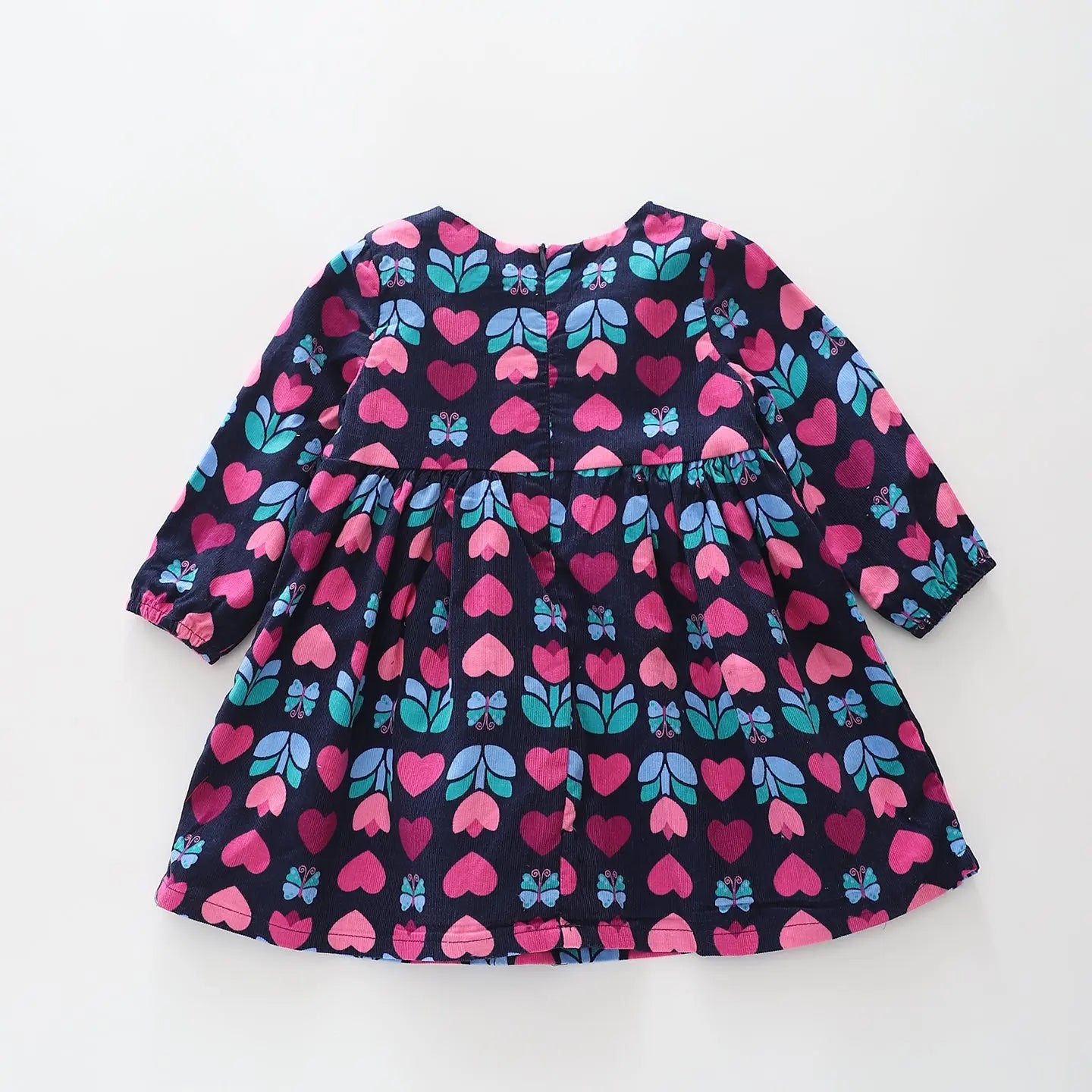 Folk Heart Cord Dress Ollies Place