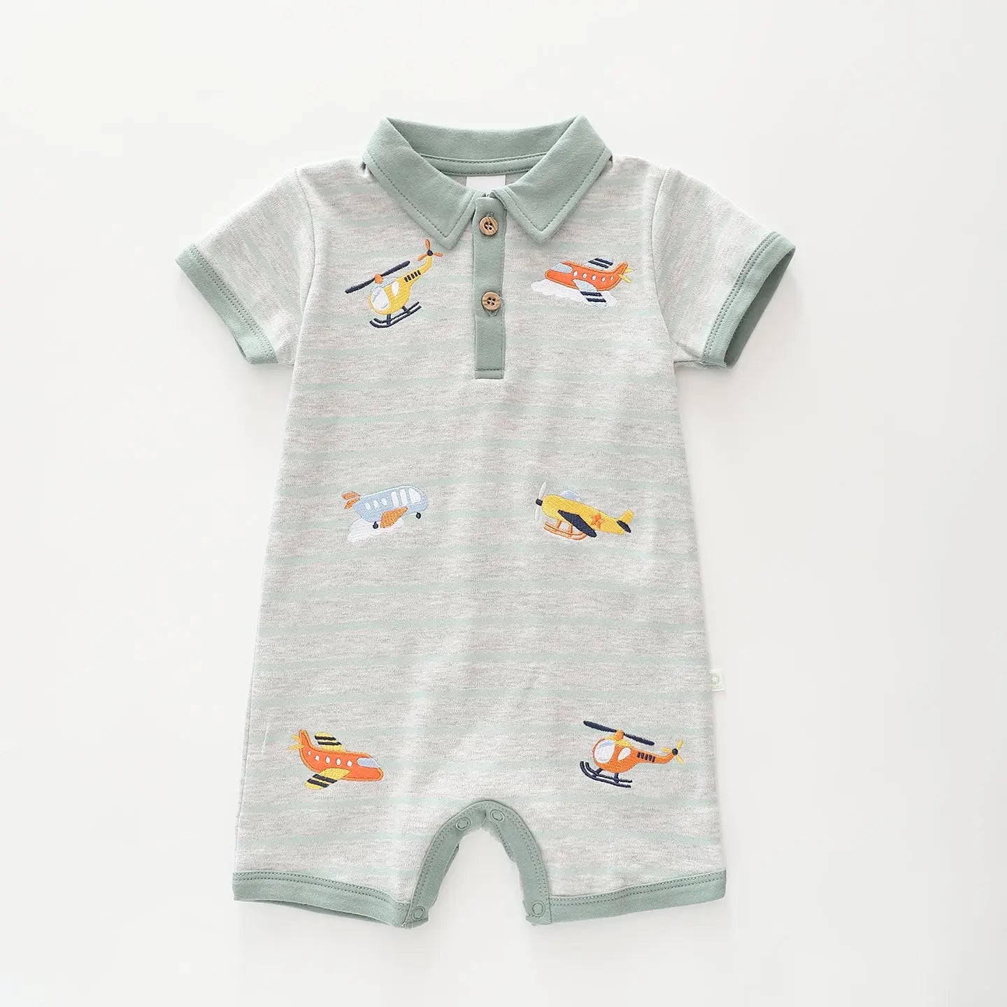 Fun Flights Baby Polo Romper Ollies Place