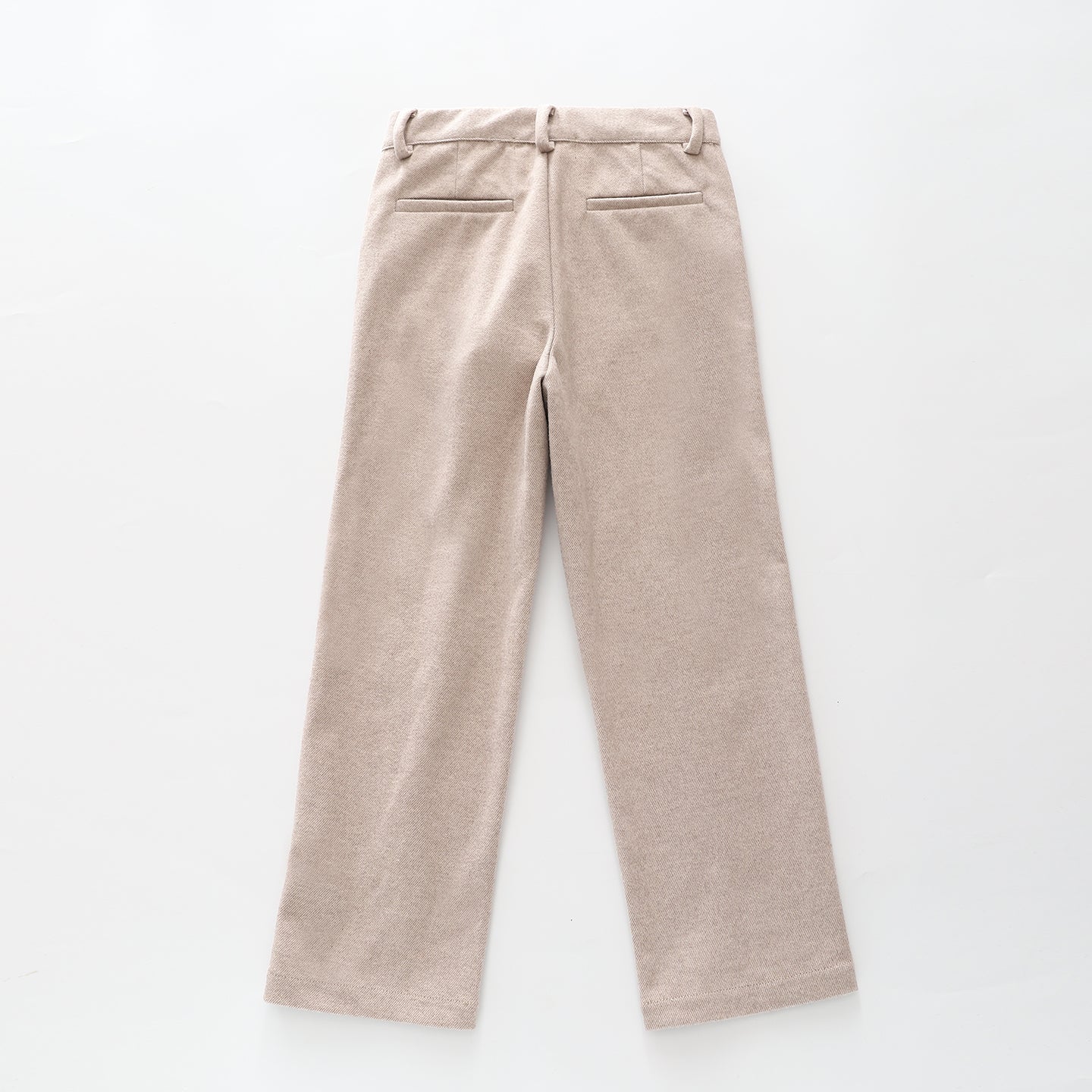 Tan Textured Formal Pants