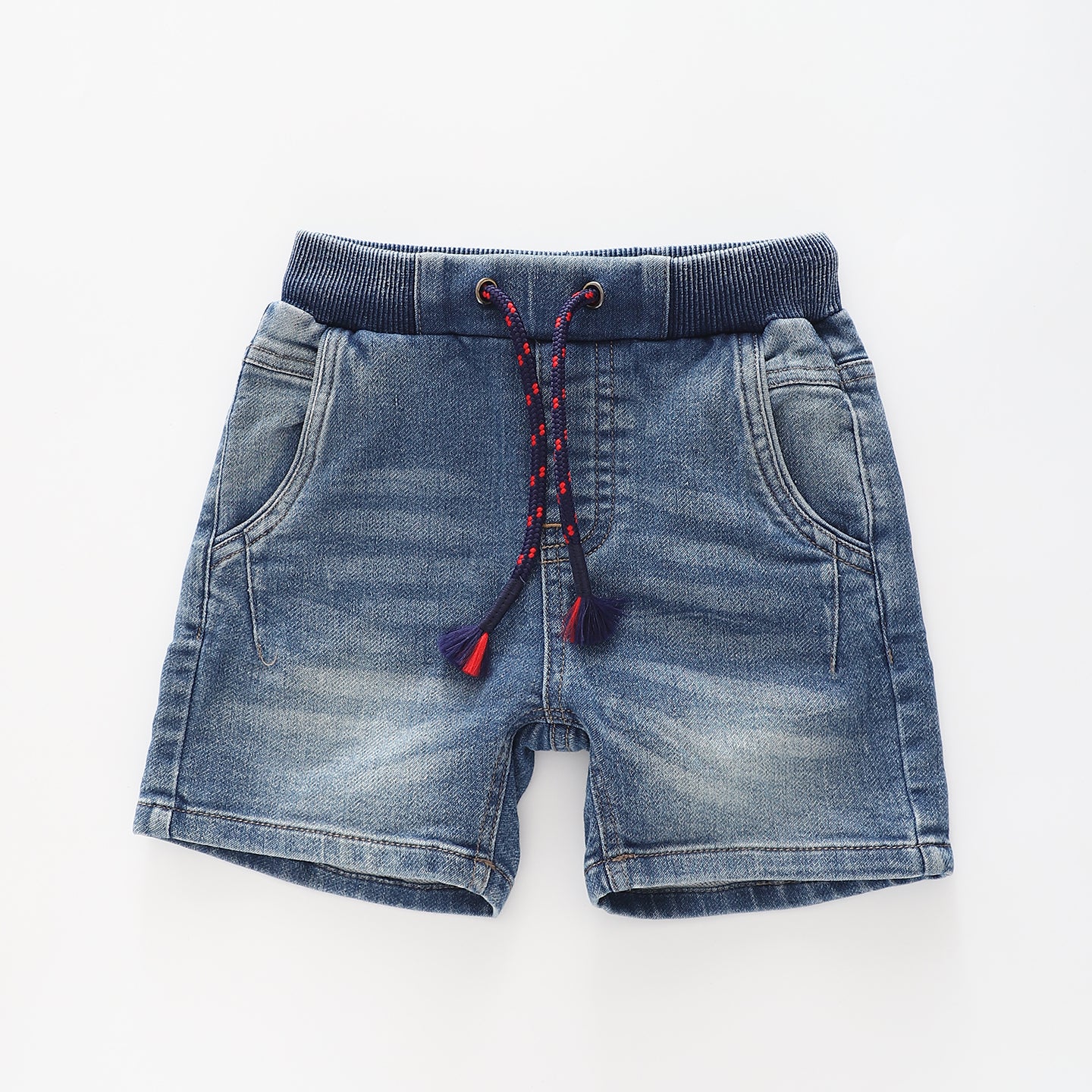 Infant and Toddler Boy s Dark Blue Denim Shorts