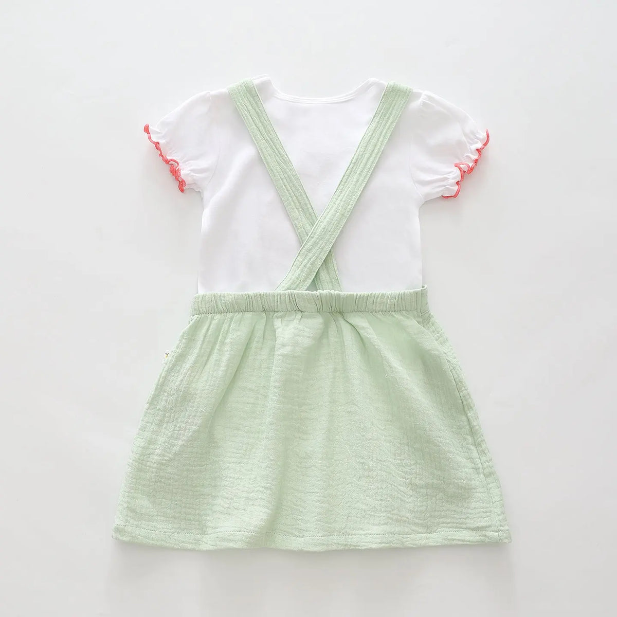 Giggle Garden Cheesecloth Pinafore Outfit Ollies Place