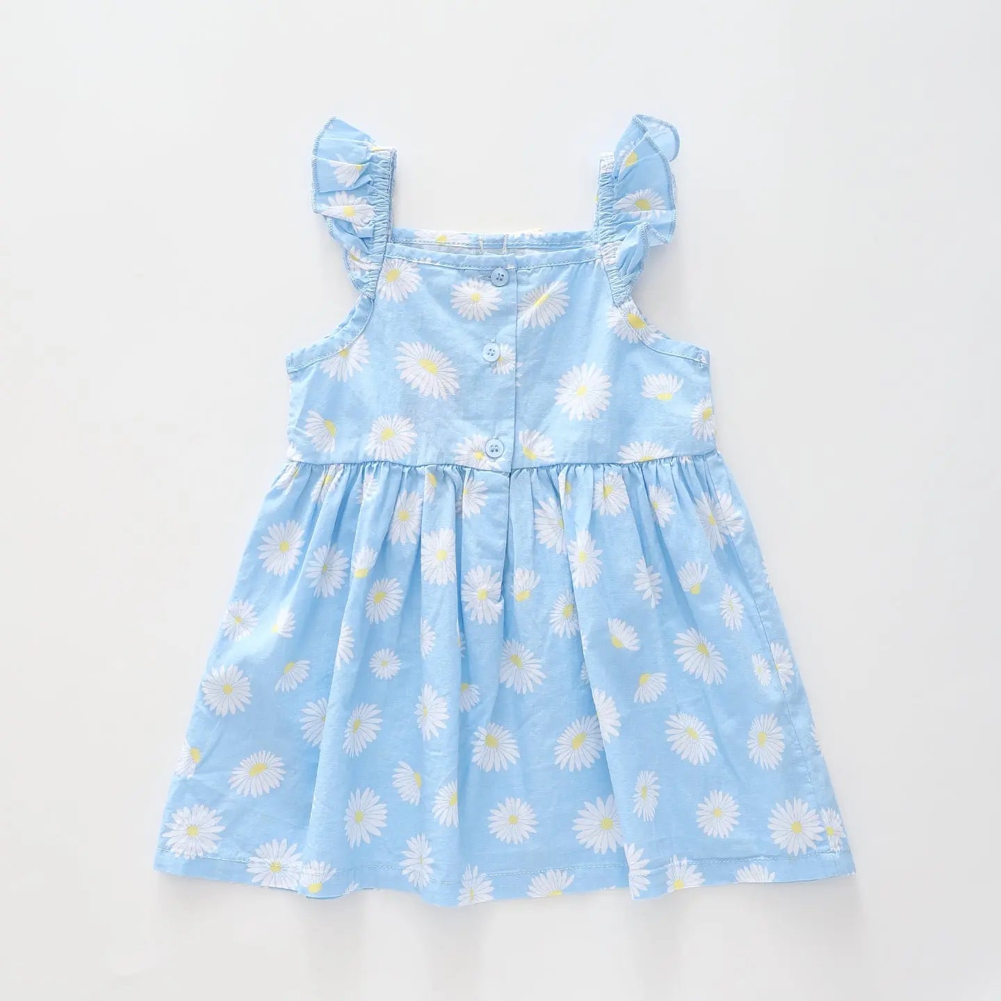Girl's Blue Lazy Daisy Dress Ollies Place
