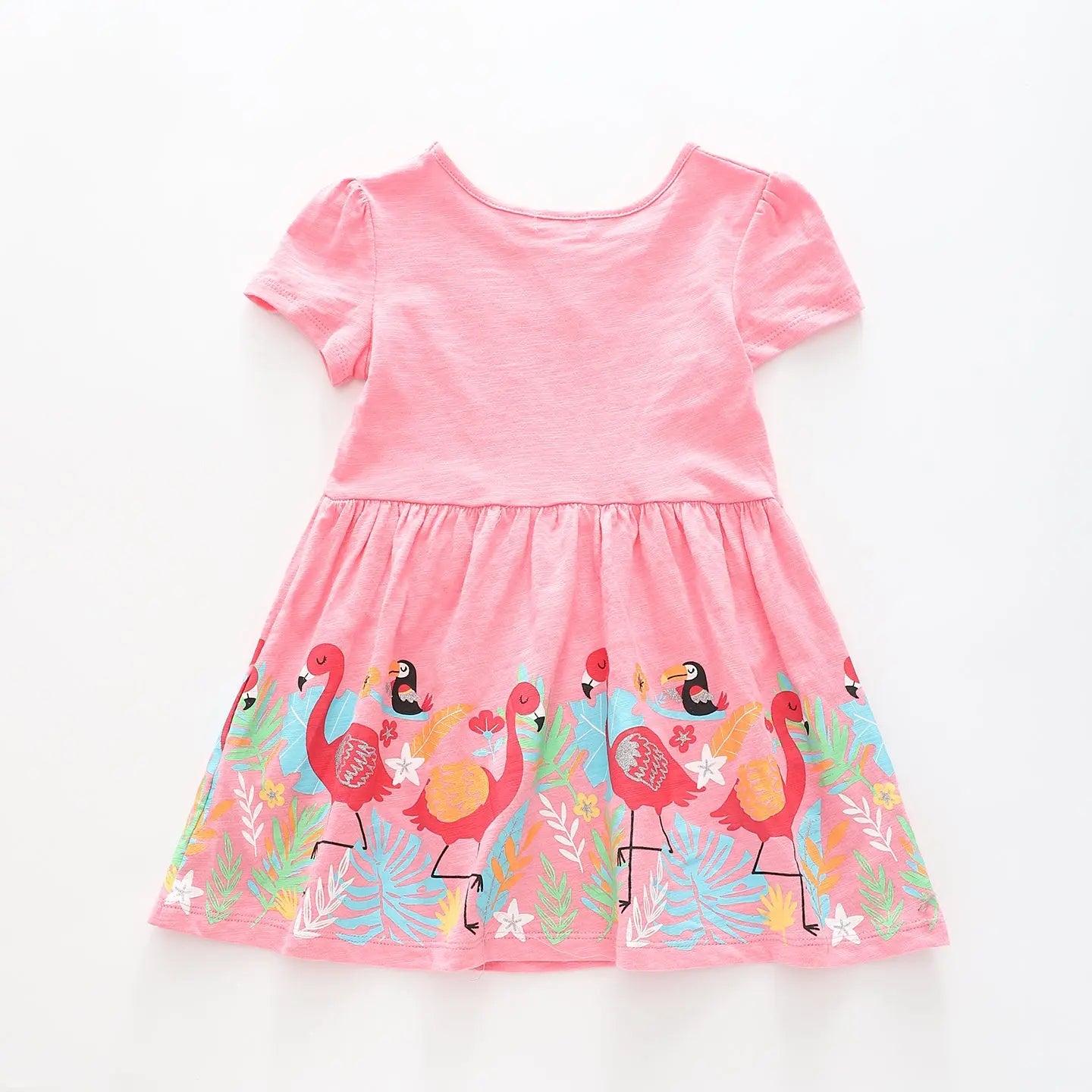 Girl's Flamingo Pink Dress Ollies Place