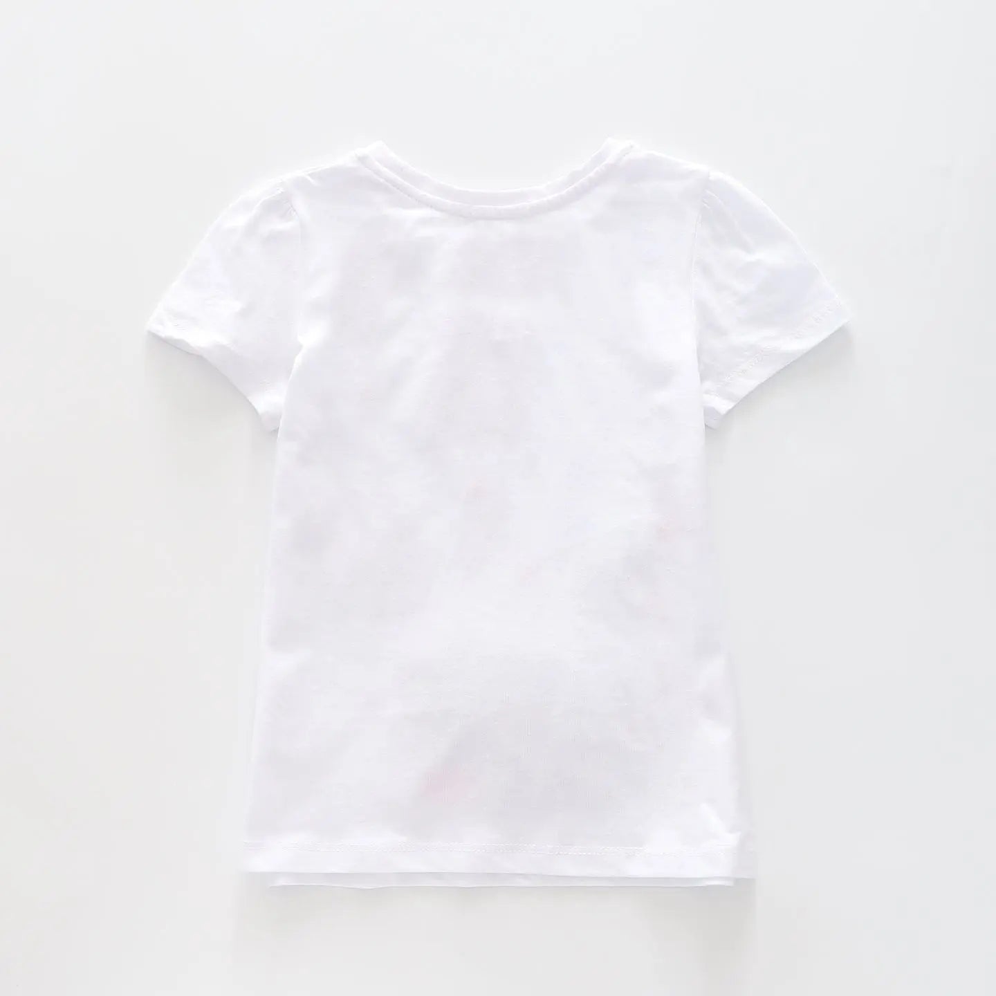 Girl's Glittery White Swan T-Shirt Ollies Place