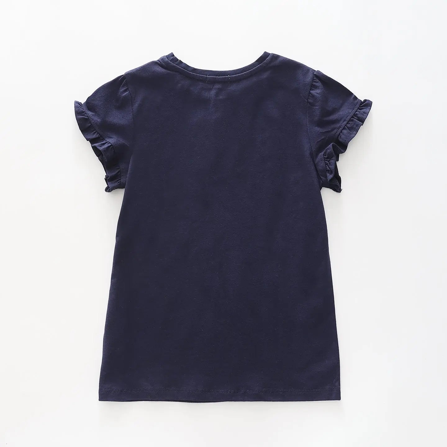 Girl's Navy Blue Paris Glitter T-Shirt Ollies Place