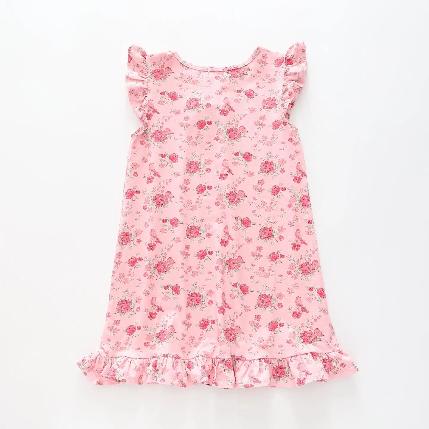 Girl's Pink Floral Sleep Dress Ollies Place
