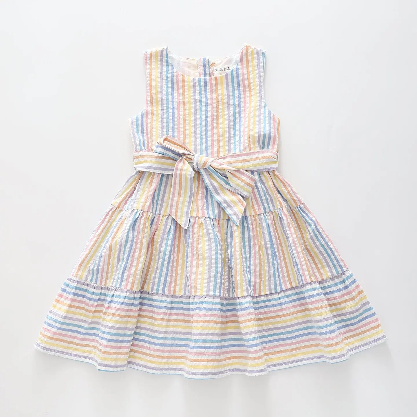 Girl's Rainbow Stripe Dress Ollies Place