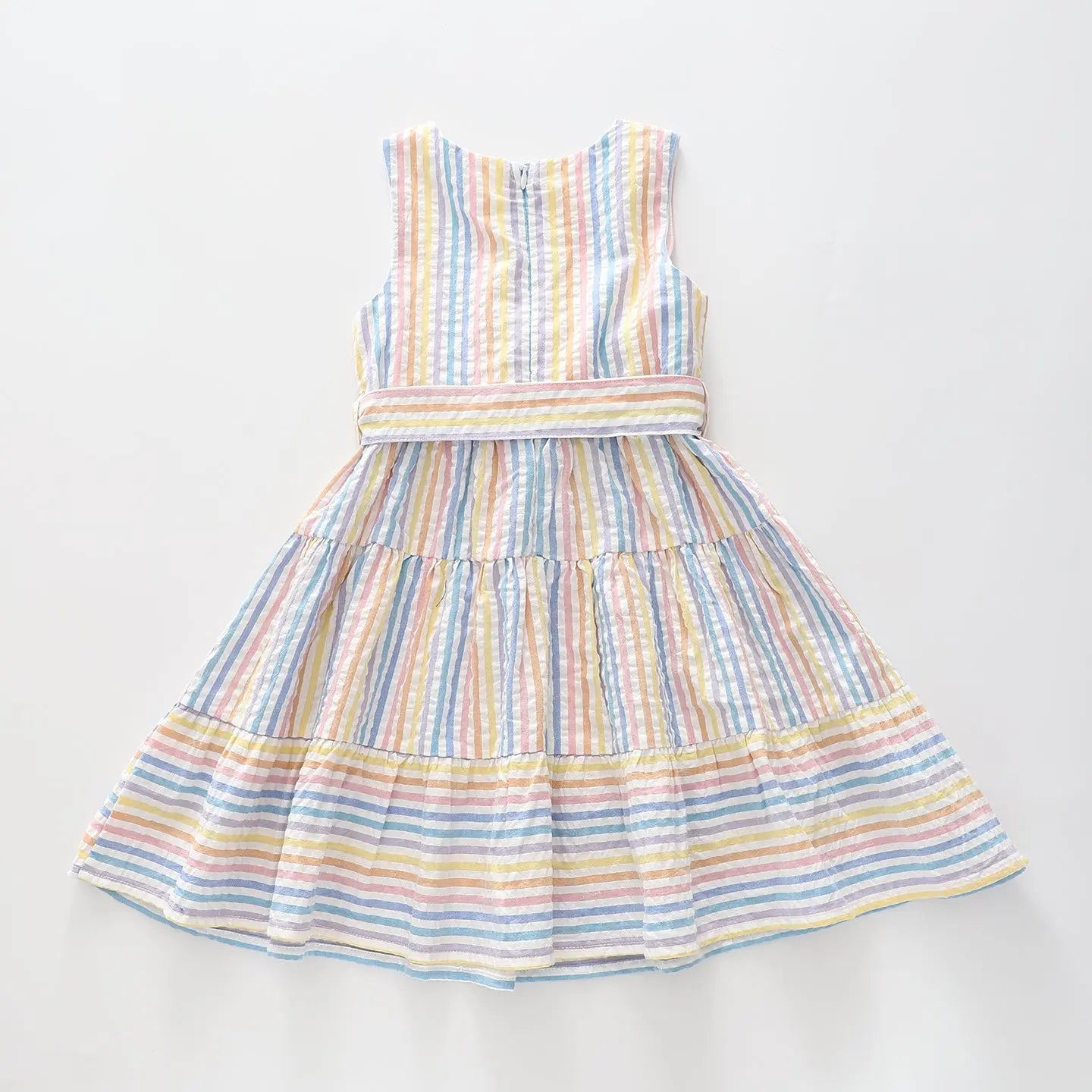 Girl's Rainbow Stripe Dress Ollies Place
