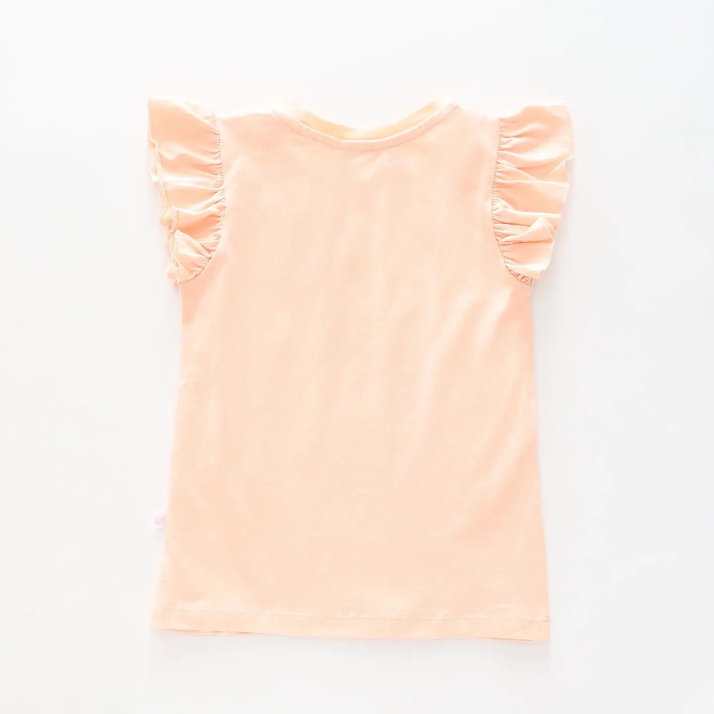 Girl's Sequined Peach Mermaid Sequin T-Shirt Ollies Place