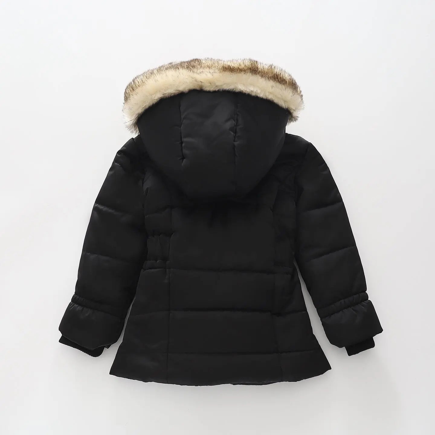 Girls Belted Puffer Jacket Ollies Place