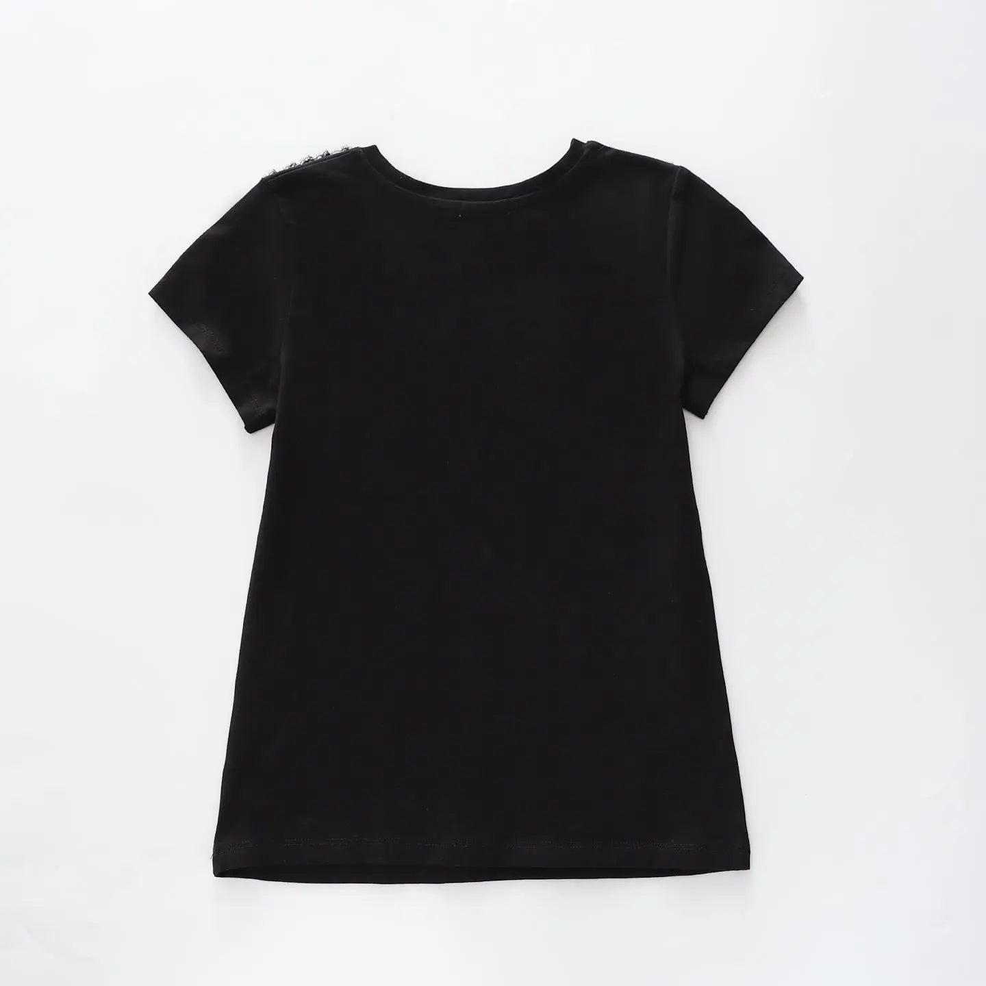 Girls Black Bonjour Top Ollies Place