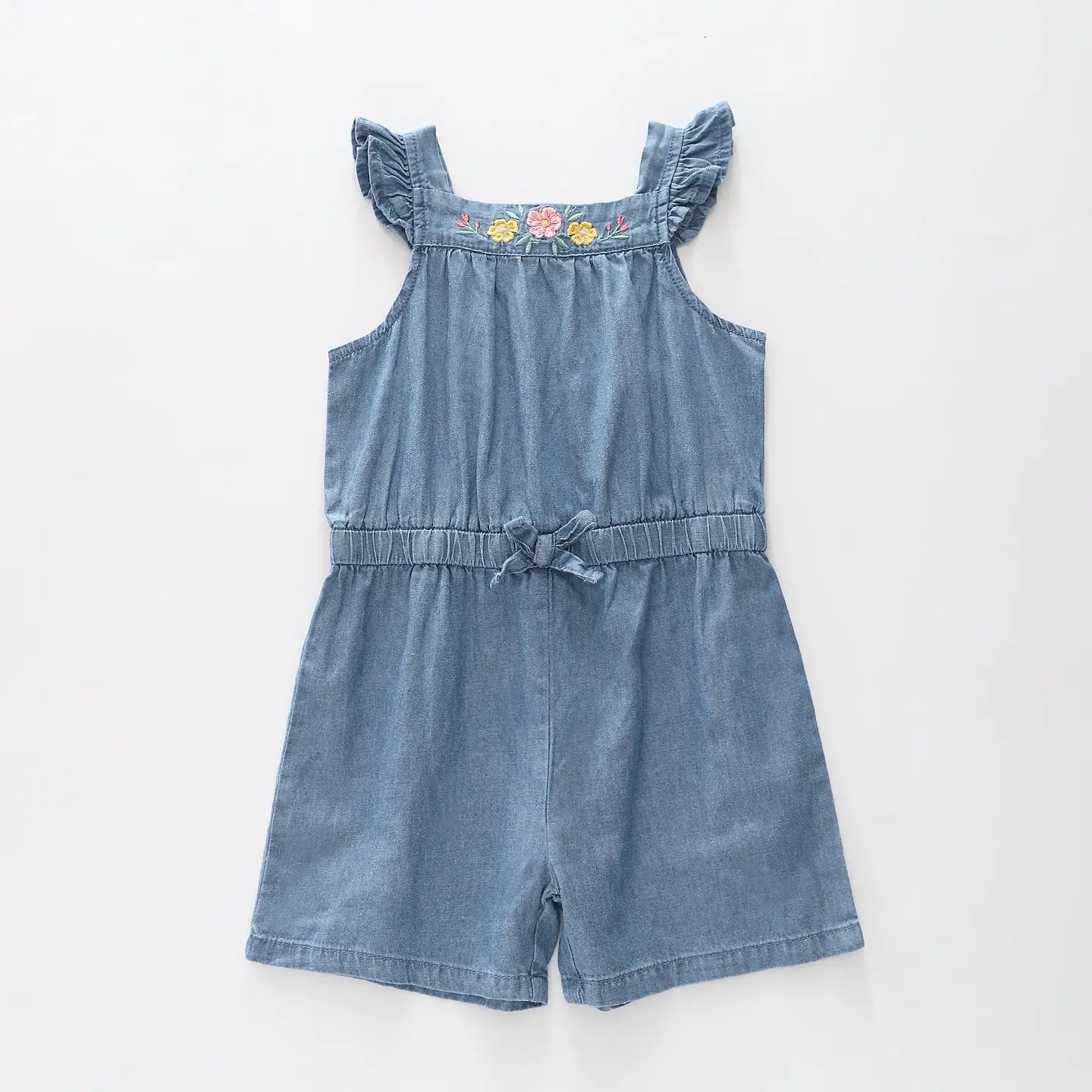 Girls Chambray Playsuit Ollies Place
