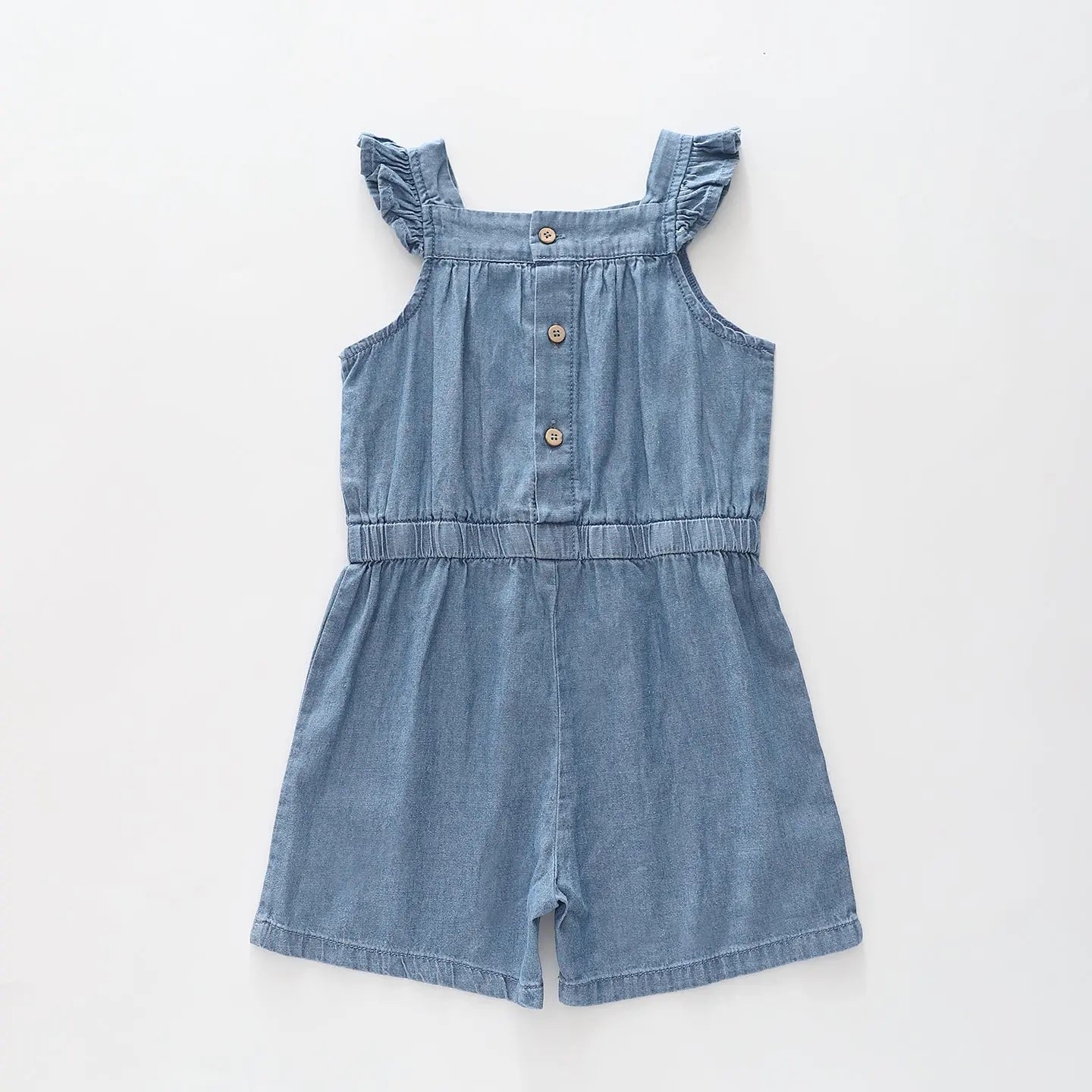 Girls Chambray Playsuit Ollies Place