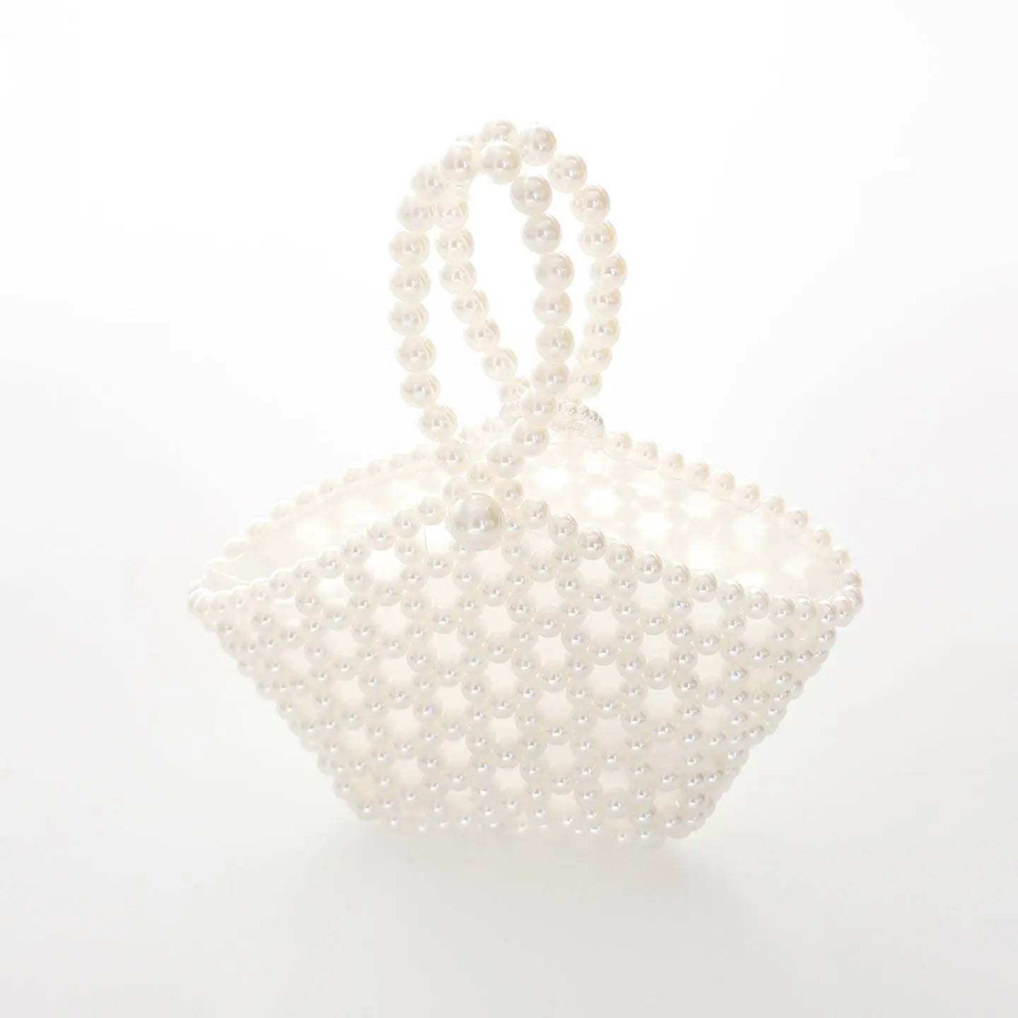 Girls Fan Shape Pearl Handbag Ollies Place