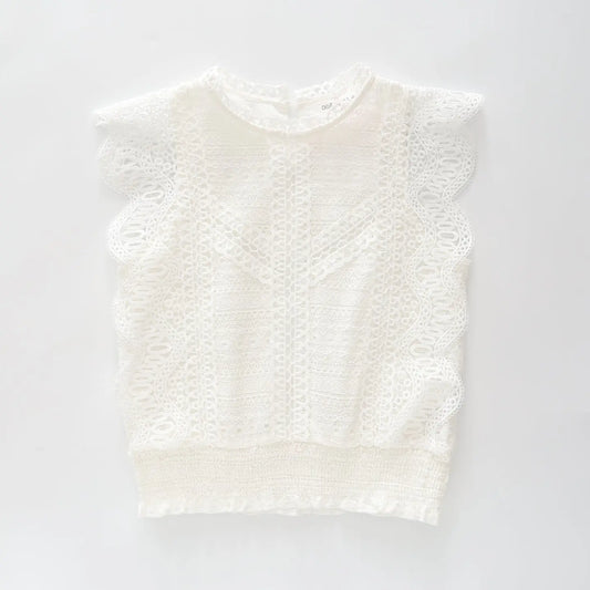 Girls Fancy Lace Top Ollies Place