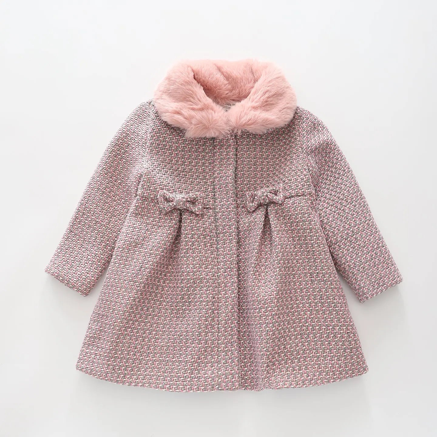 Girls Pretty Tweed Coat Ollies Place
