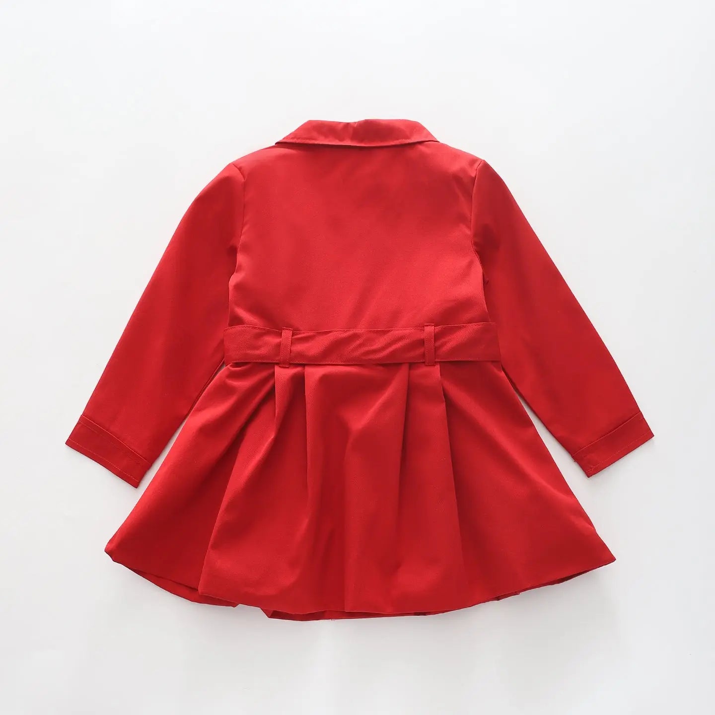Girls Red Trench Coat Ollies Place