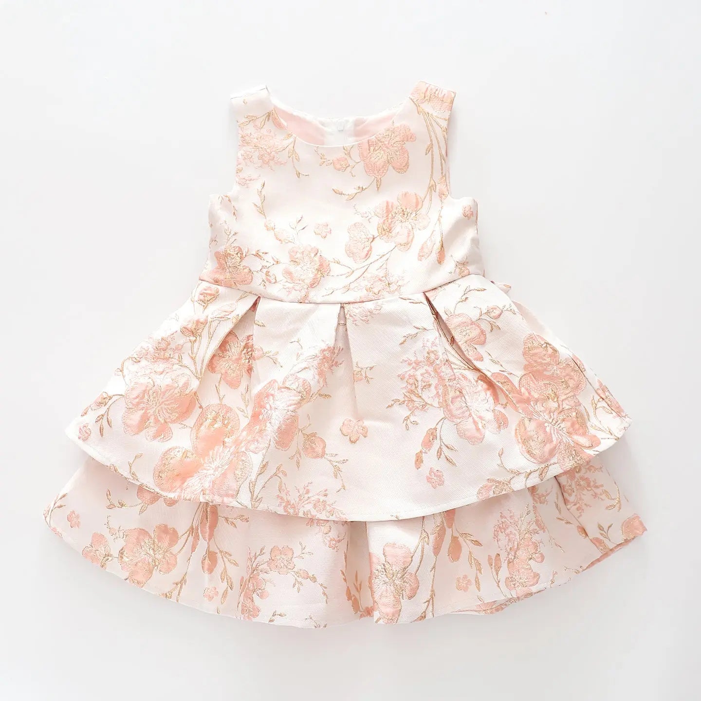 Girls Rose Jacquard Dress Ollies Place