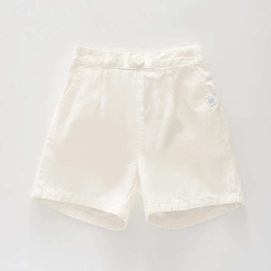 Girls White Cotton Shorts Ollies Place