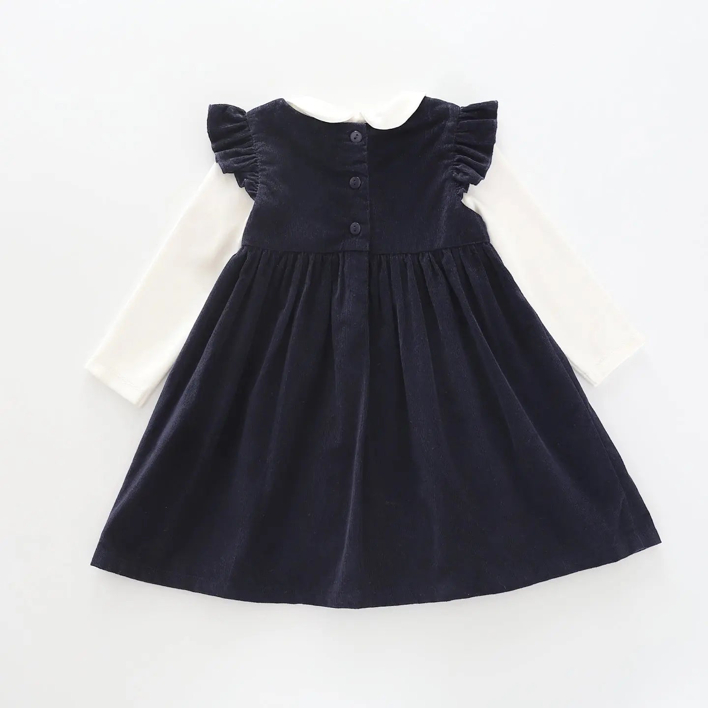 Girls' Navy Cord Dress Set Ollies Place