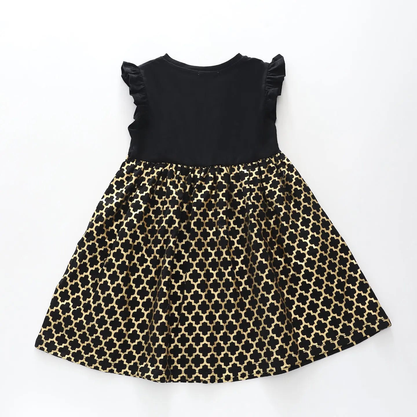 Glimmery Gold and Black Dress Ollies Place
