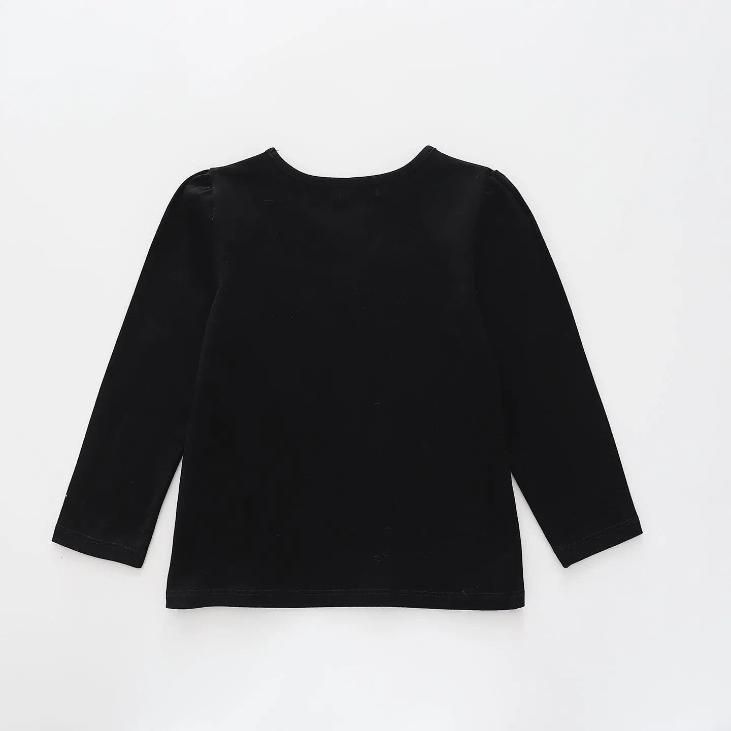 Glitter Print Black LS Top Ollies Place