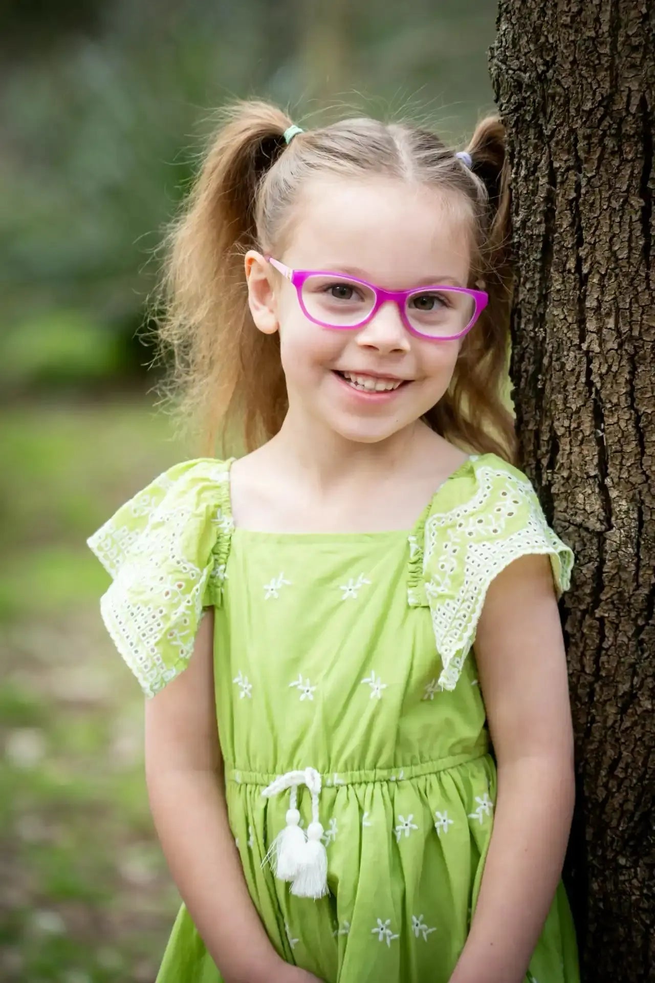Green Eyelet Dress Ollies Place