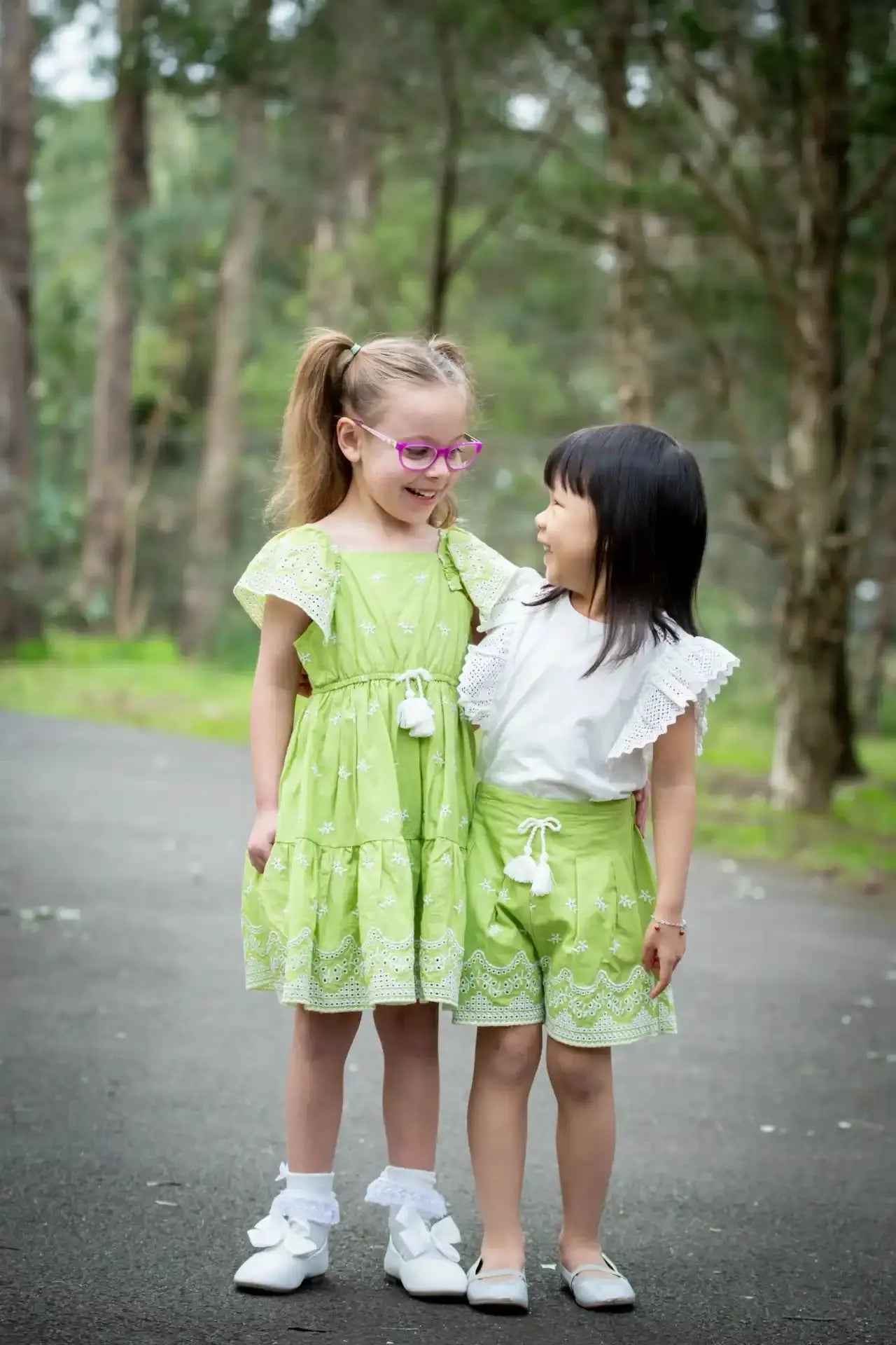 Green Eyelet Dress Ollies Place
