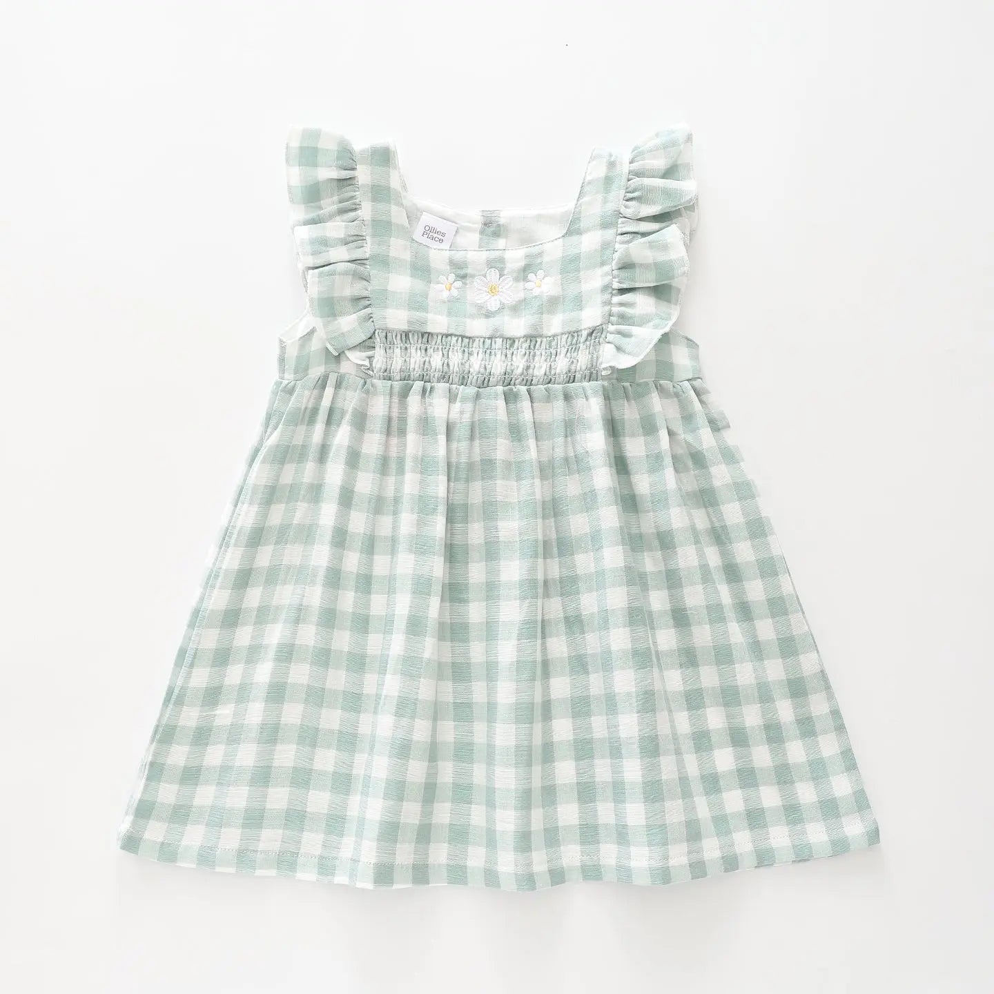 Green Gingham Dress Ollies Place