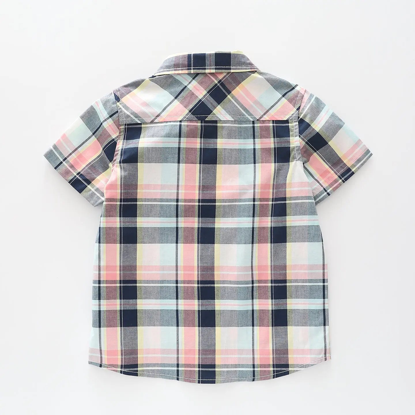 Grey Check Collared Shirt Ollies Place