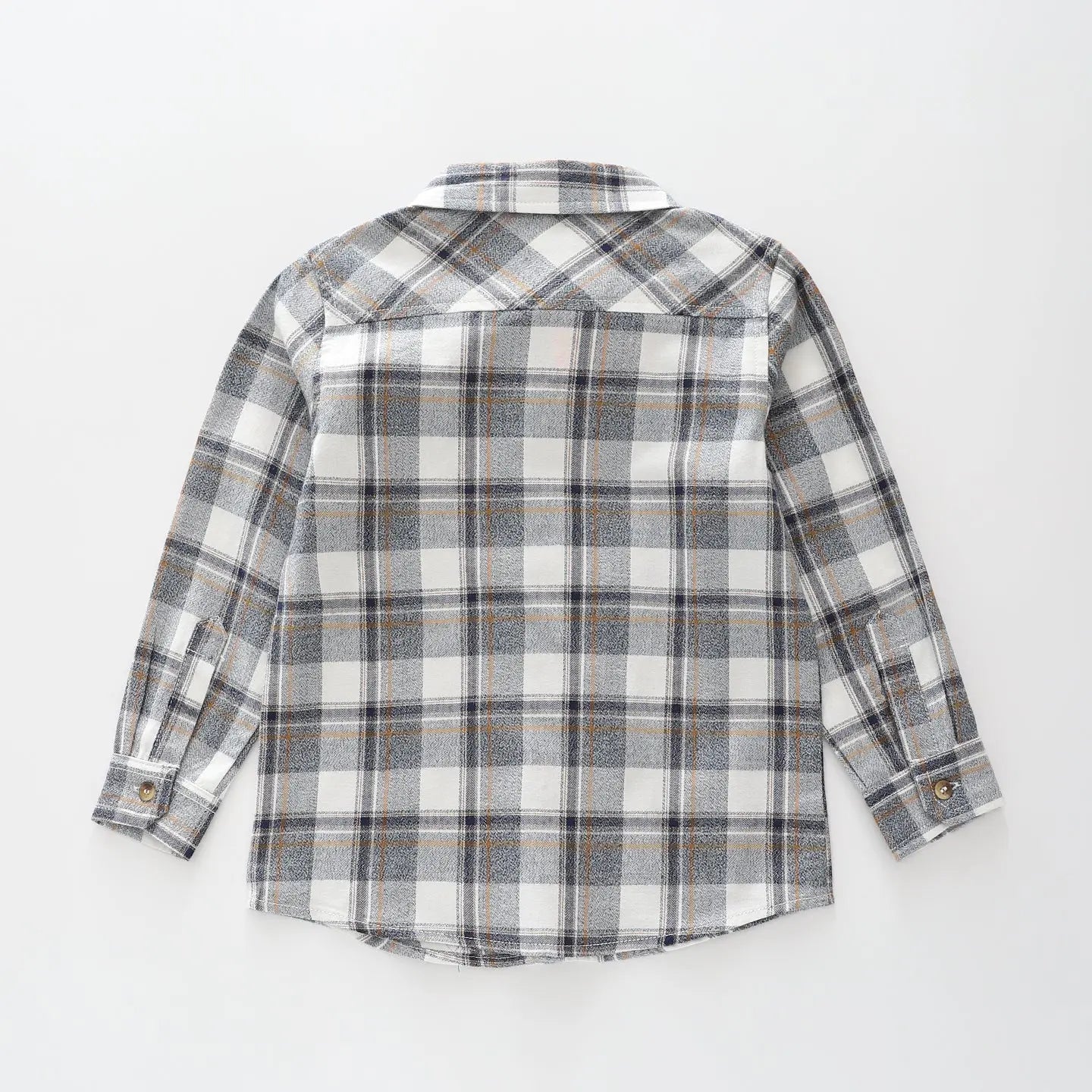 Grey Plaid Button Down Shirt Ollies Place