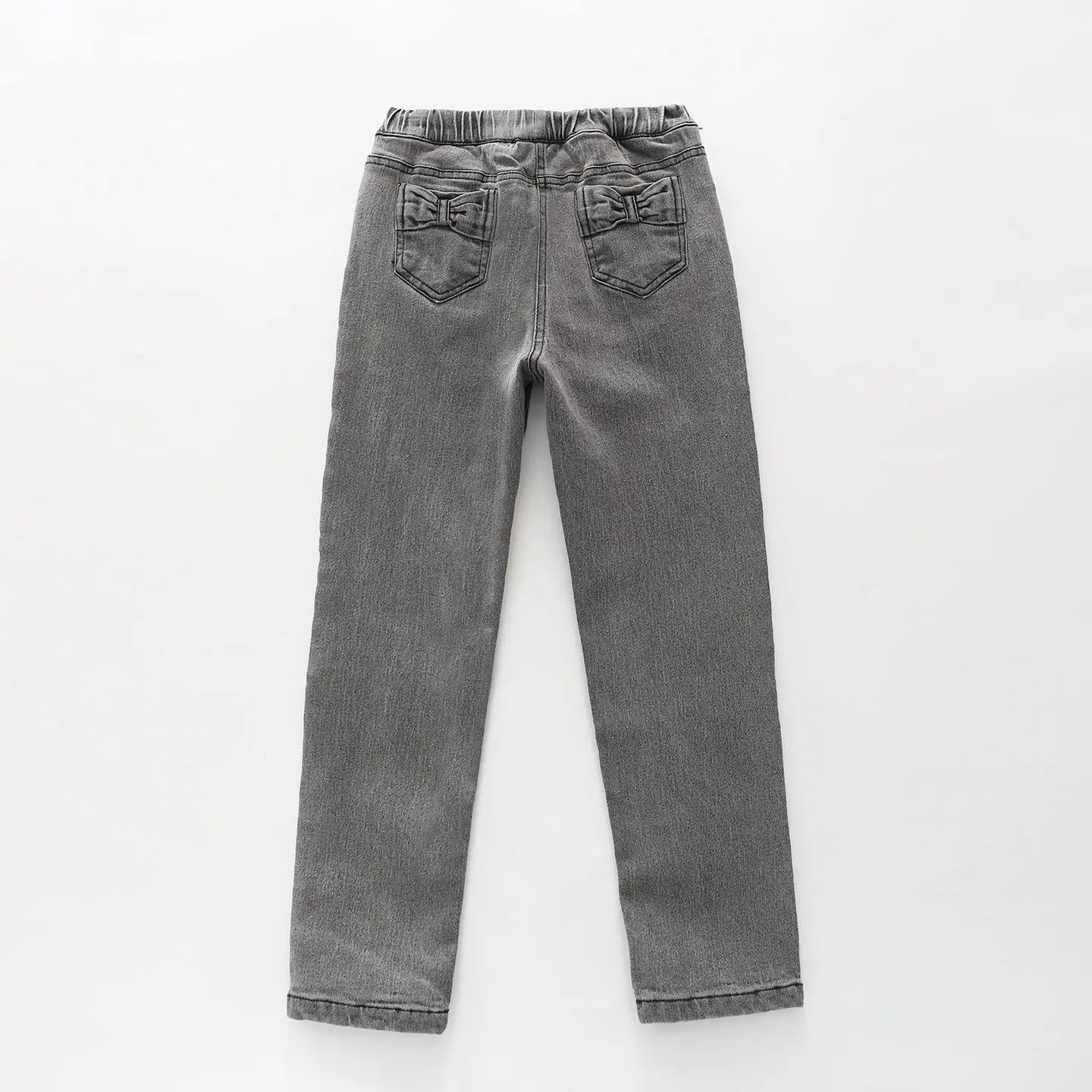 Grey Wash Bow Jeans Ollies Place
