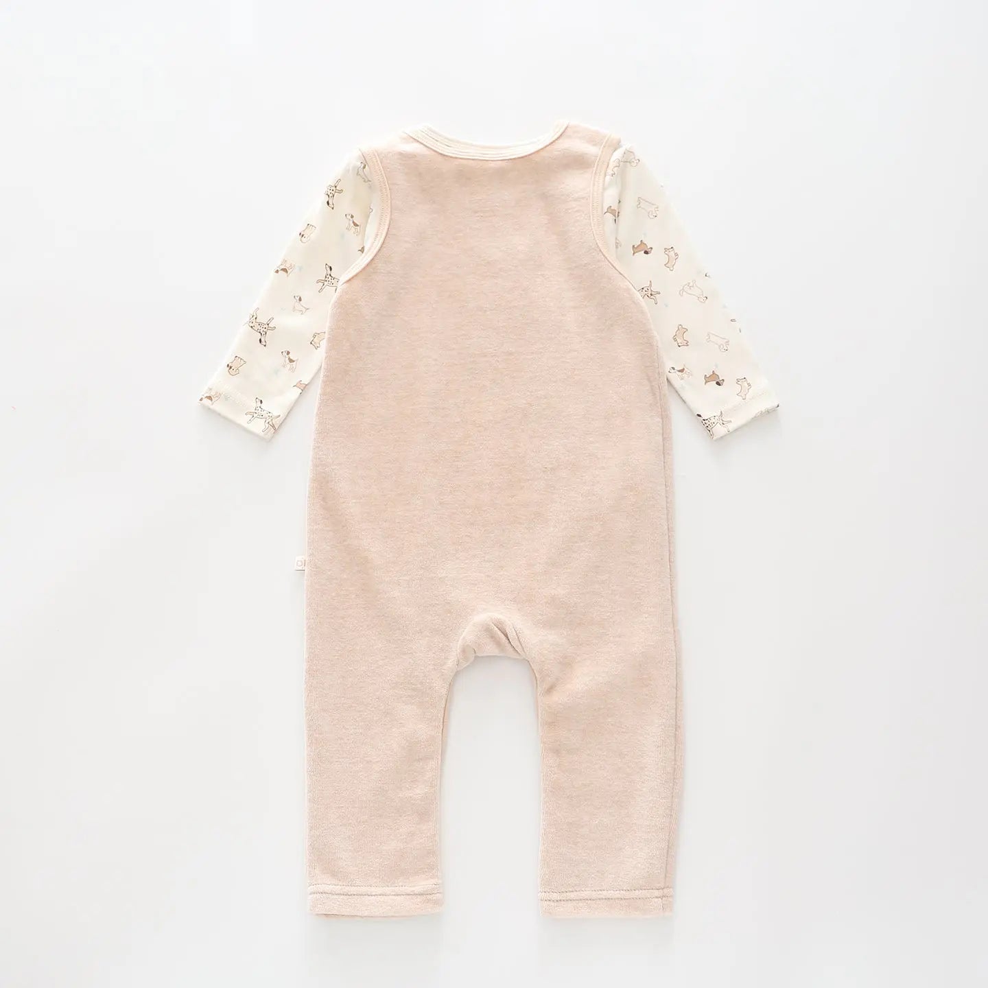 Happy Puppy Velour Overalls Set Ollies Place