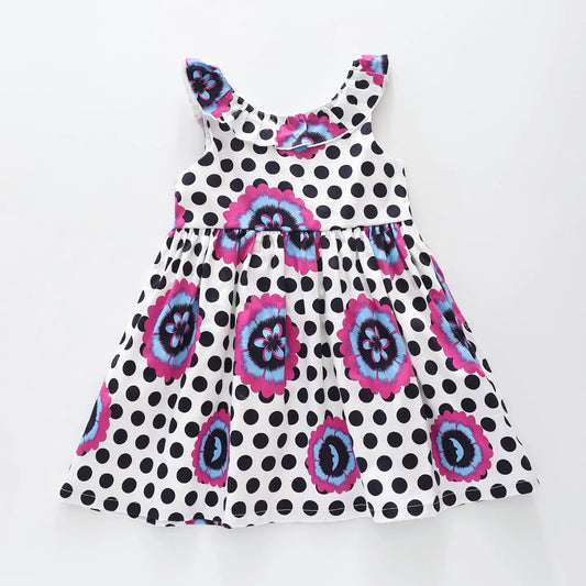 Hippy Flower Spot Dress Ollies Place