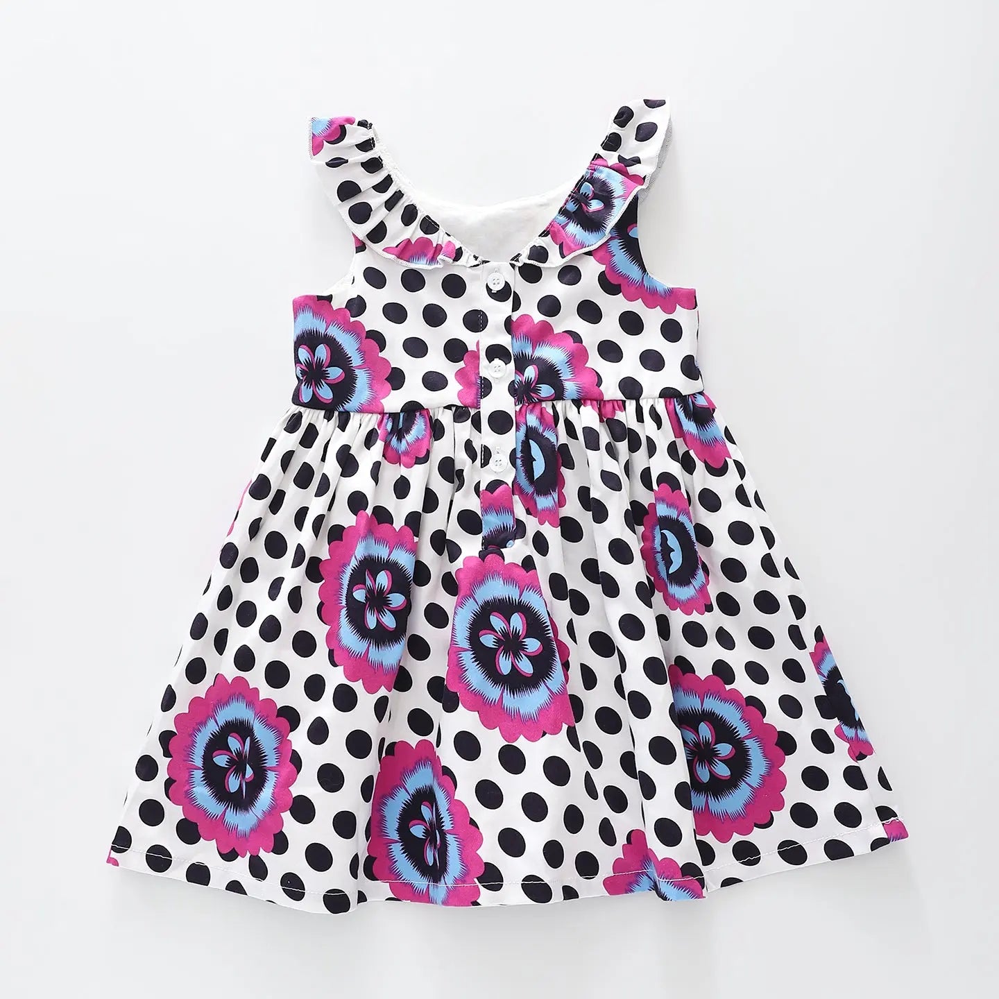Hippy Flower Spot Dress Ollies Place