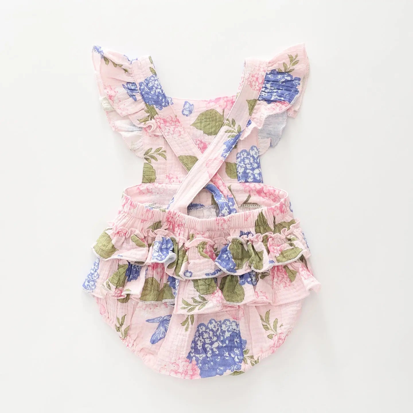 Hydrangea Ruffle Romper Ollies Place