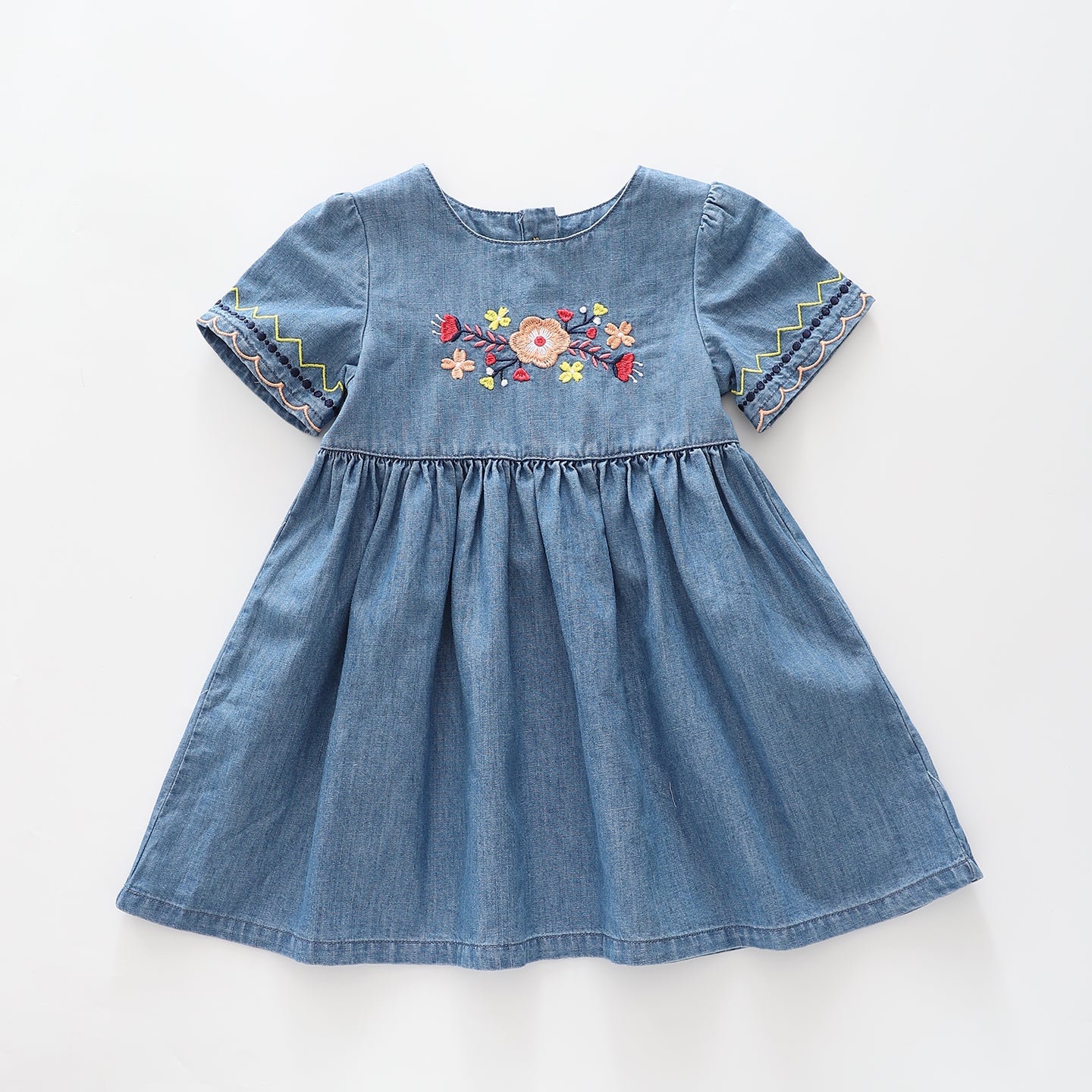 Infant Girls Denim Dress Ollies Place Kidswear