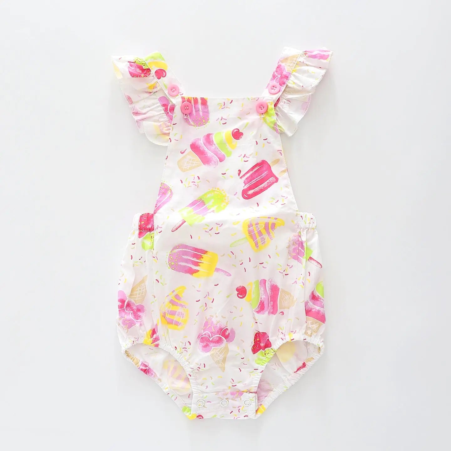 Ice Cream Ruffle Romper Ollies Place