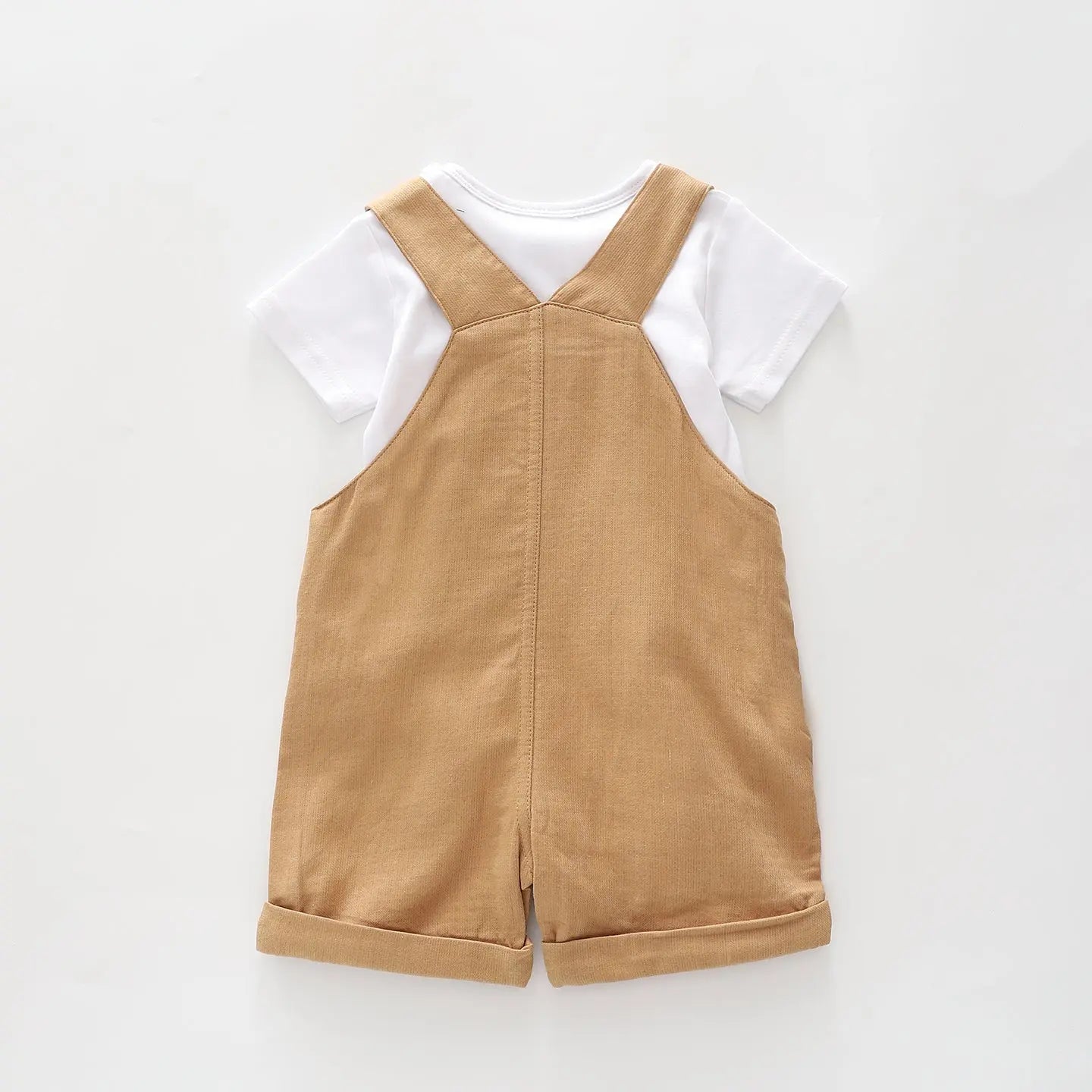 Infant Boys Jungle Safari Short Overalls Set Ollies Place